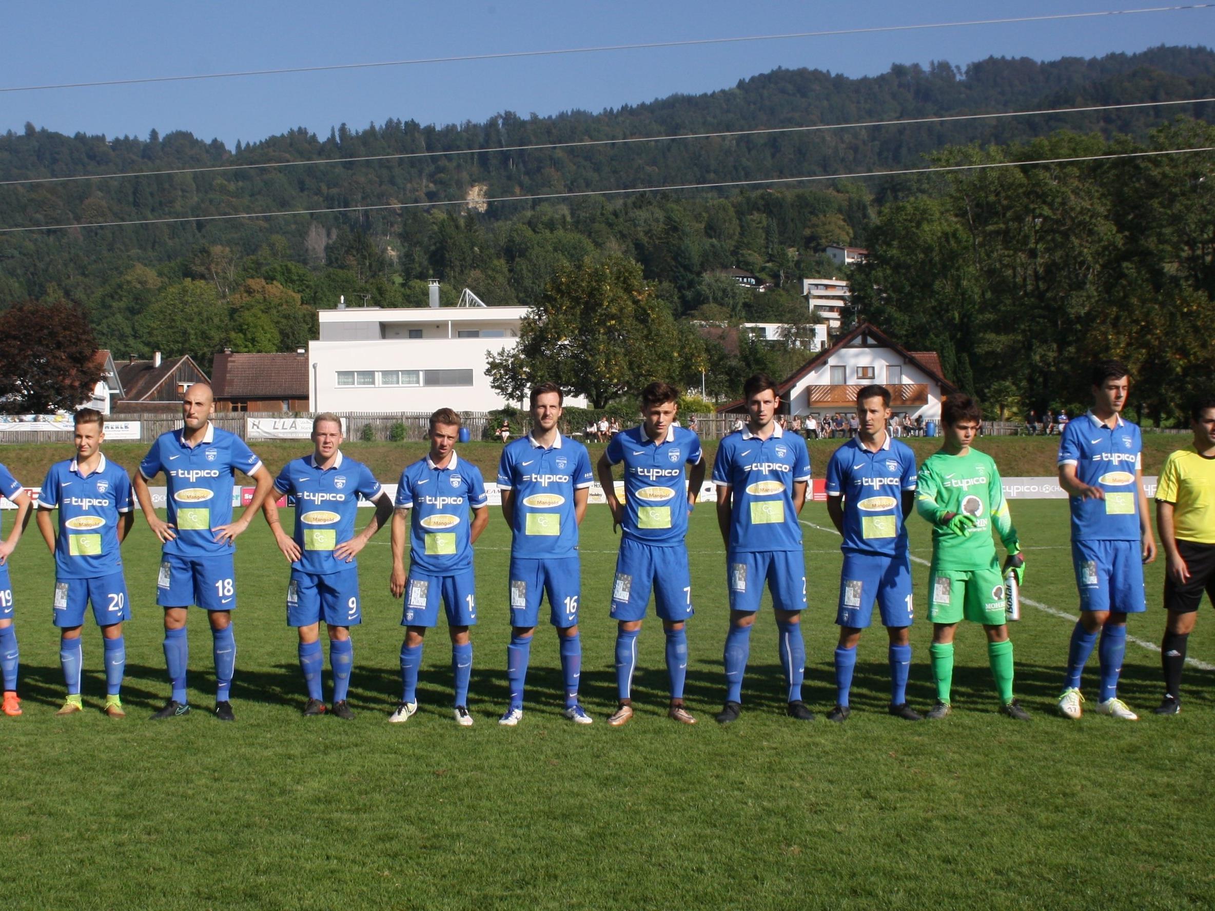 Am Samstag empfängt der SV Typico Lochau (Bild) im Heimspiel das starke Team aus Scharzach. Spielbeginn ist um 16 Uhr.