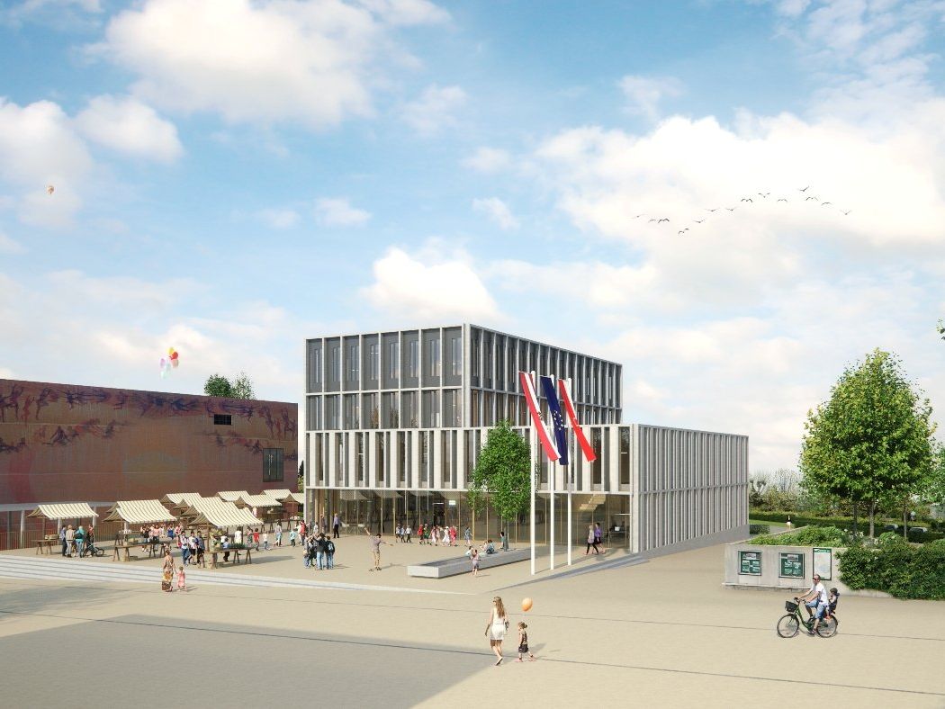 Das neue Gemeinschaftshaus garantiert eine bürgerfreundliche Gemeindeverwaltung, beherbergt wichtige Infrastruktureinrichtungen und schafft Vermögenswerte für künftige Generationen. Das neue Gemeinschaftshaus garantiert eine bürgerfreundliche Gemeindeverwaltung, beherbergt wichtige Infrastruktureinrichtungen und schafft Vermögenswerte für künftige Generationen.