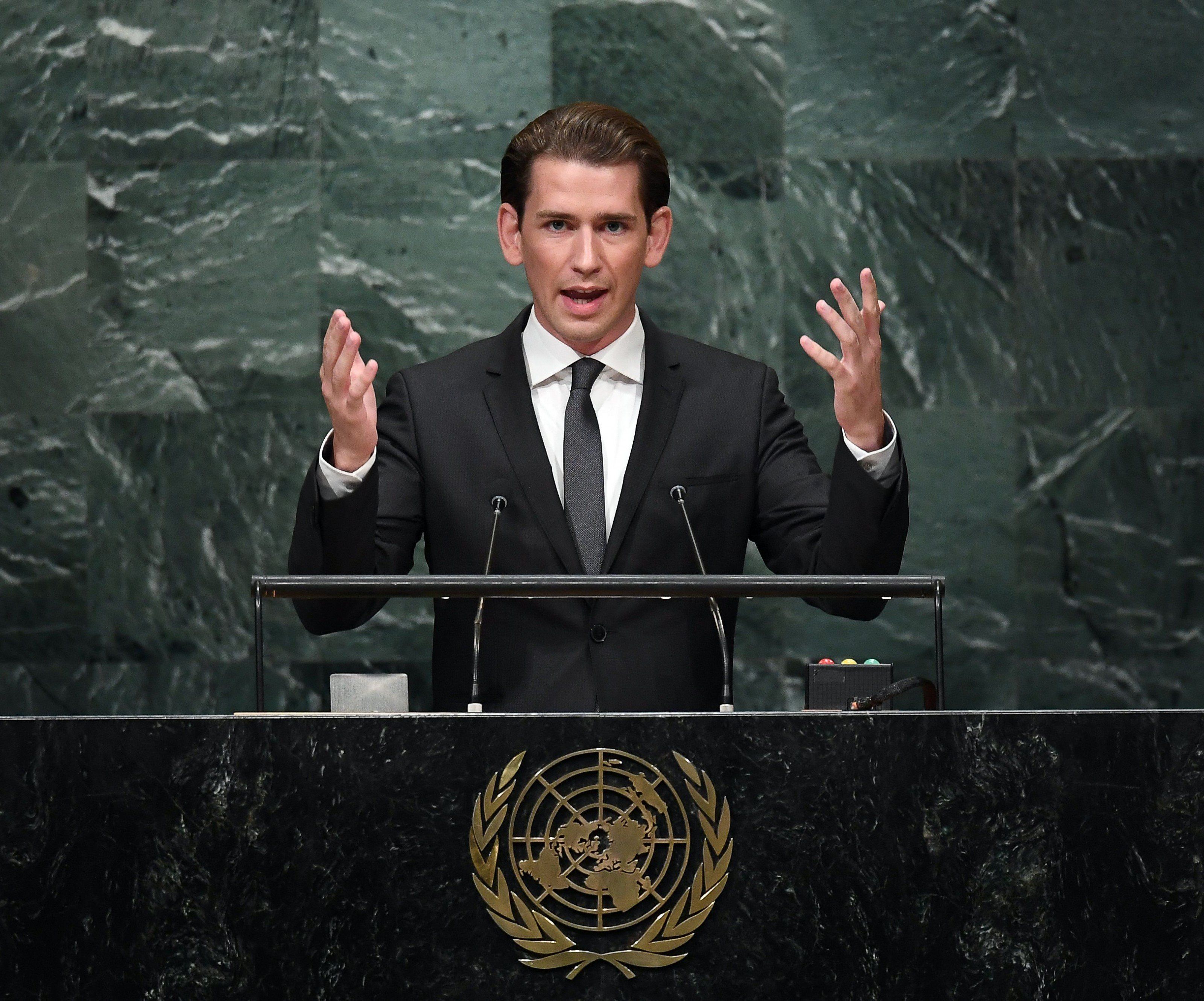 Außenminister Kurz zur Flüchtlingskrise Außenminister Kurz zur Flüchtlingskrise