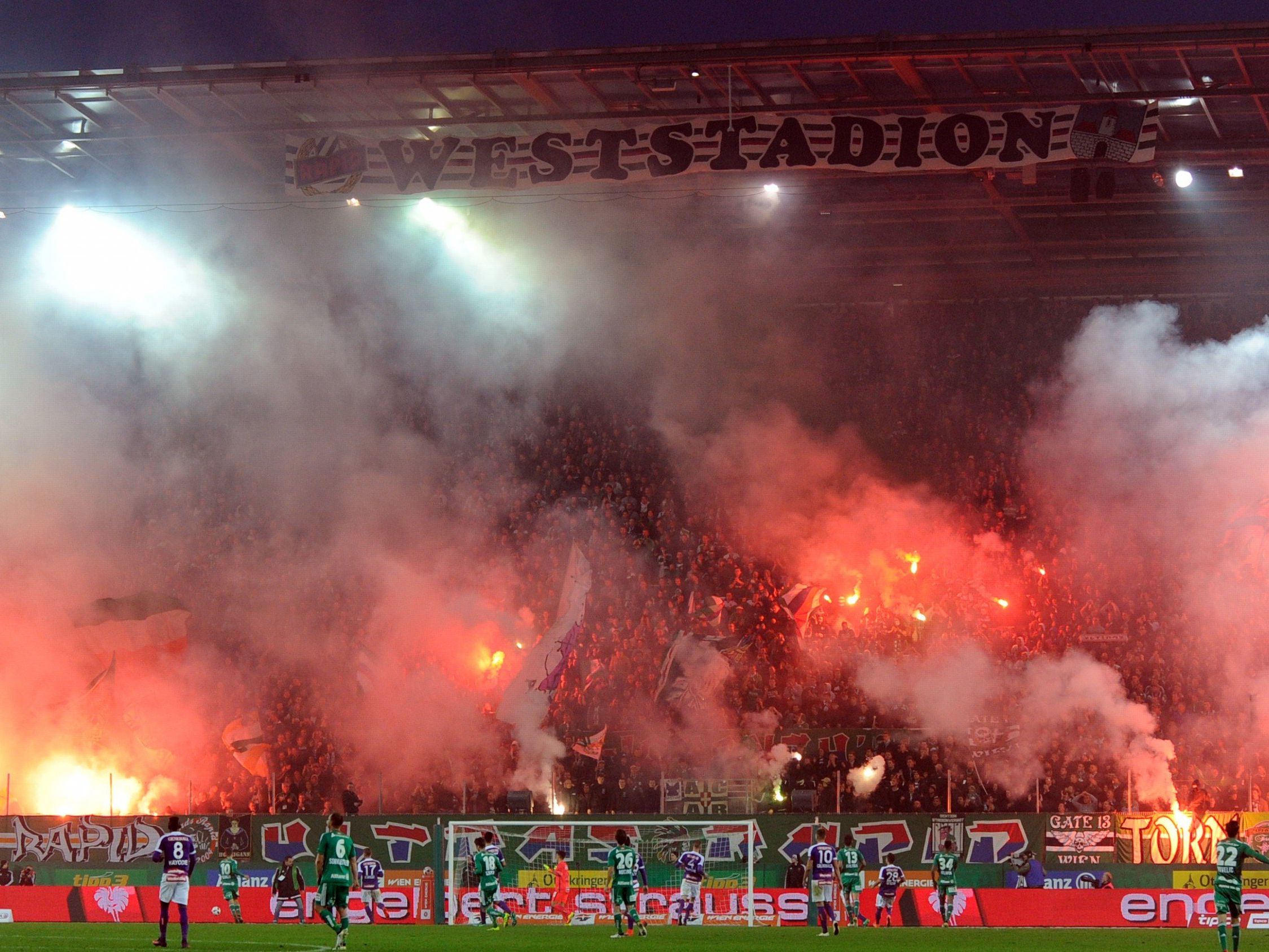 Beim Derby gab es Ausschreitungen Beim Derby gab es Ausschreitungen