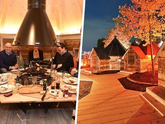 Im Feuerdorf am Donaukanal können Grillmeister ihre Leidenschaft auch im Winter ausleben. Im Feuerdorf am Donaukanal können Grillmeister ihre Leidenschaft auch im Winter ausleben.