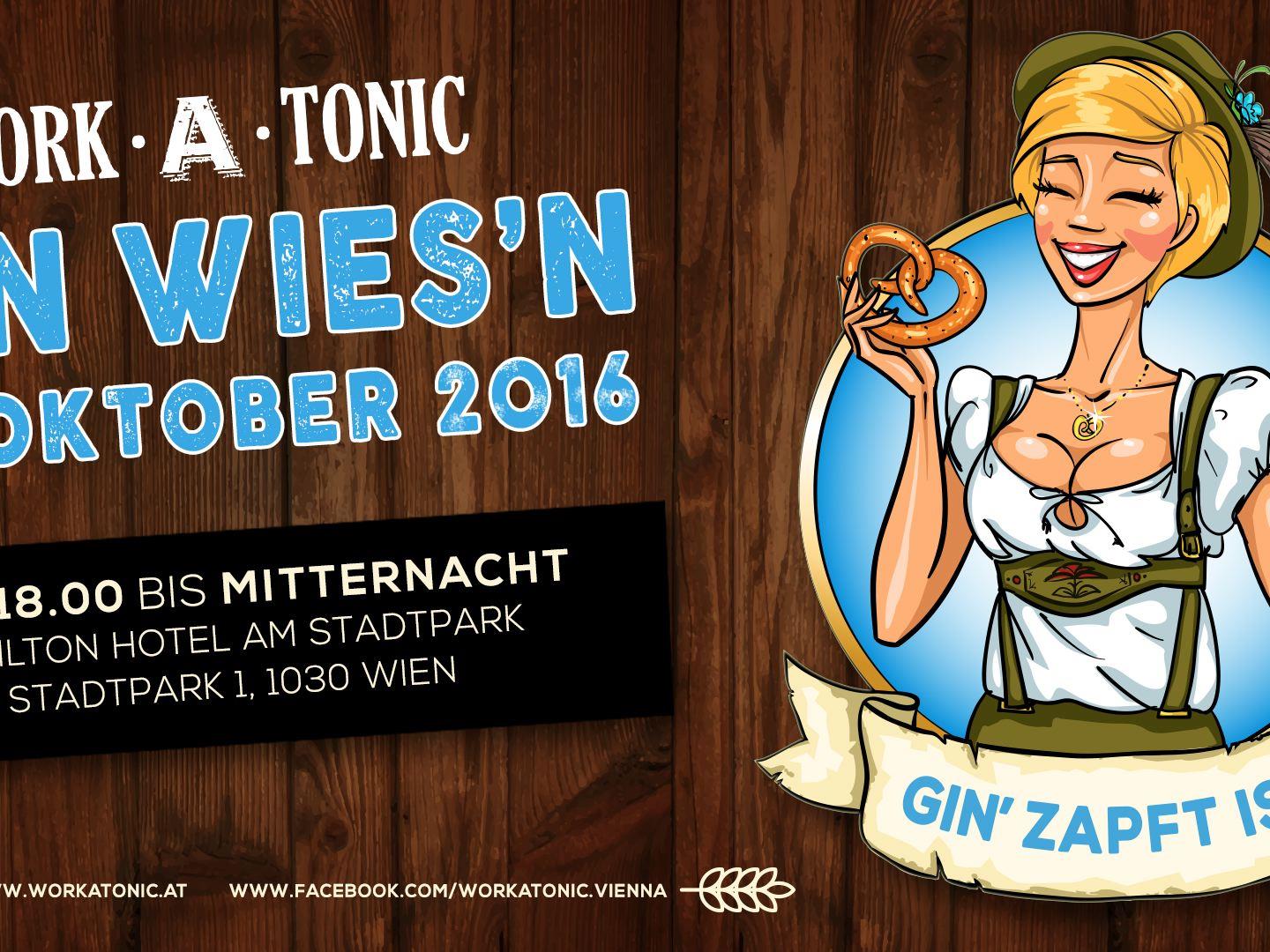 Das Afterwork-Clubbing "Work-A-Tonic" lädt am 13. Oktober zur "Gin-Wiesn".