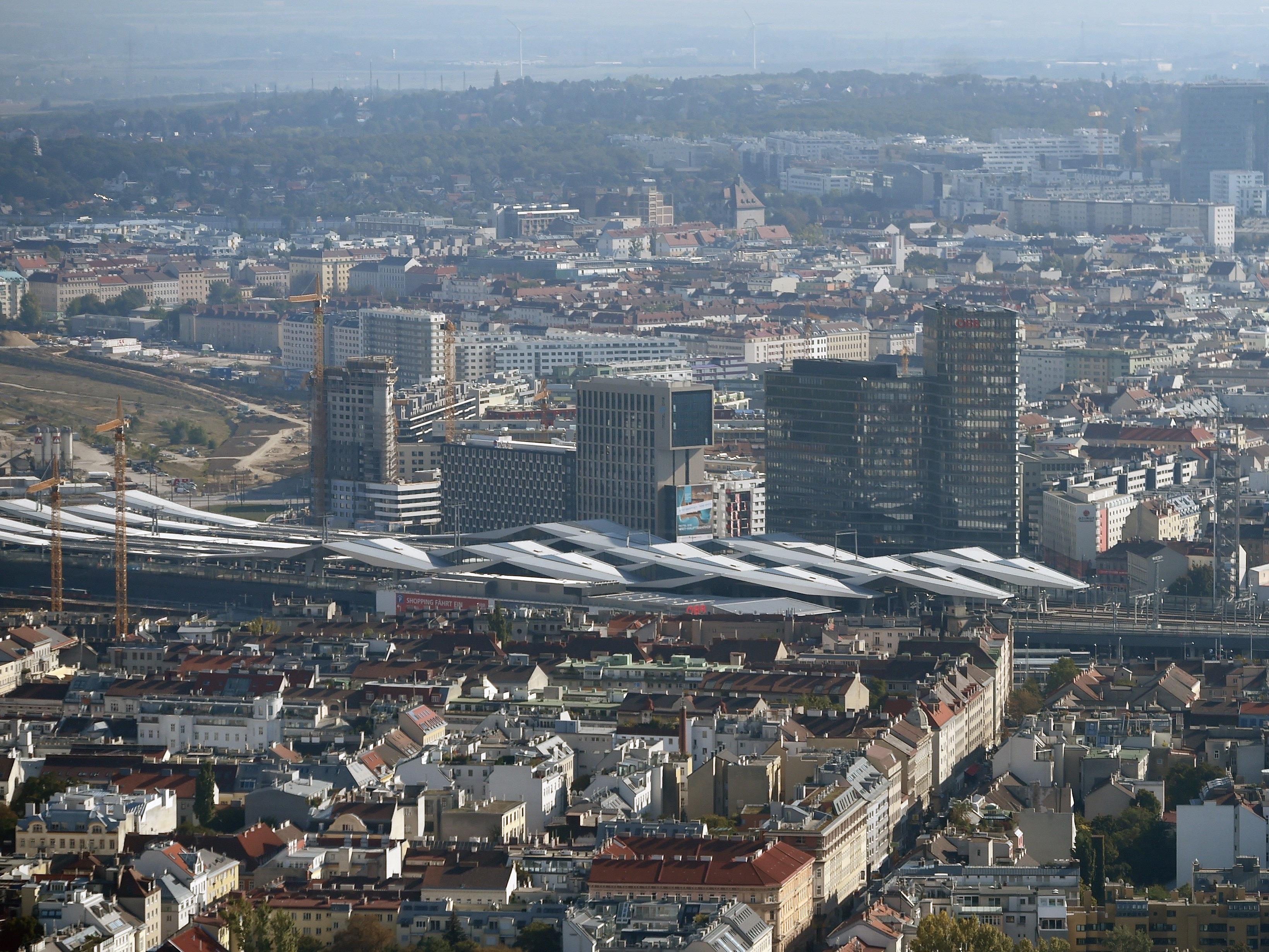 Umfrage stellt Wohnen beim Wiener Hauptbahnhof ein gutes Zeugnis aus
