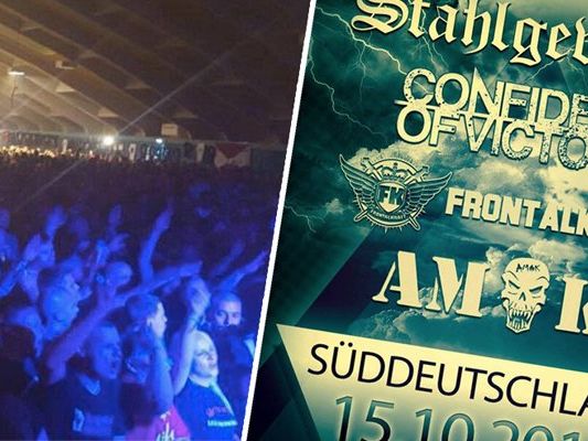 Schweizer Polizei nimmt Stellung zum Neonazi-Konzert mit 5.000 Zuschauern. Schweizer Polizei nimmt Stellung zum Neonazi-Konzert mit 5.000 Zuschauern.