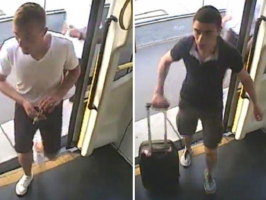 Die Polizei fahndet nach diesen beiden Männern. Die Polizei fahndet nach diesen beiden Männern.