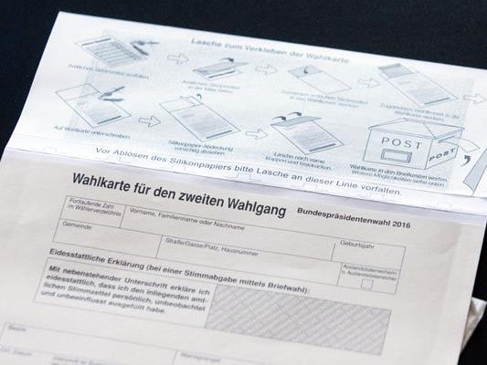 Die Wahlkarten für die Hofburg-Stichwahl am 4. Dezember können bereits beantragt werden.