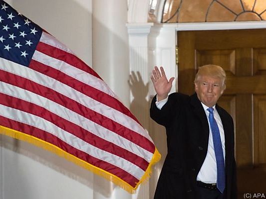 "Amerika zuerst" lautet das Motto von Donald Trump "Amerika zuerst" lautet das Motto von Donald Trump