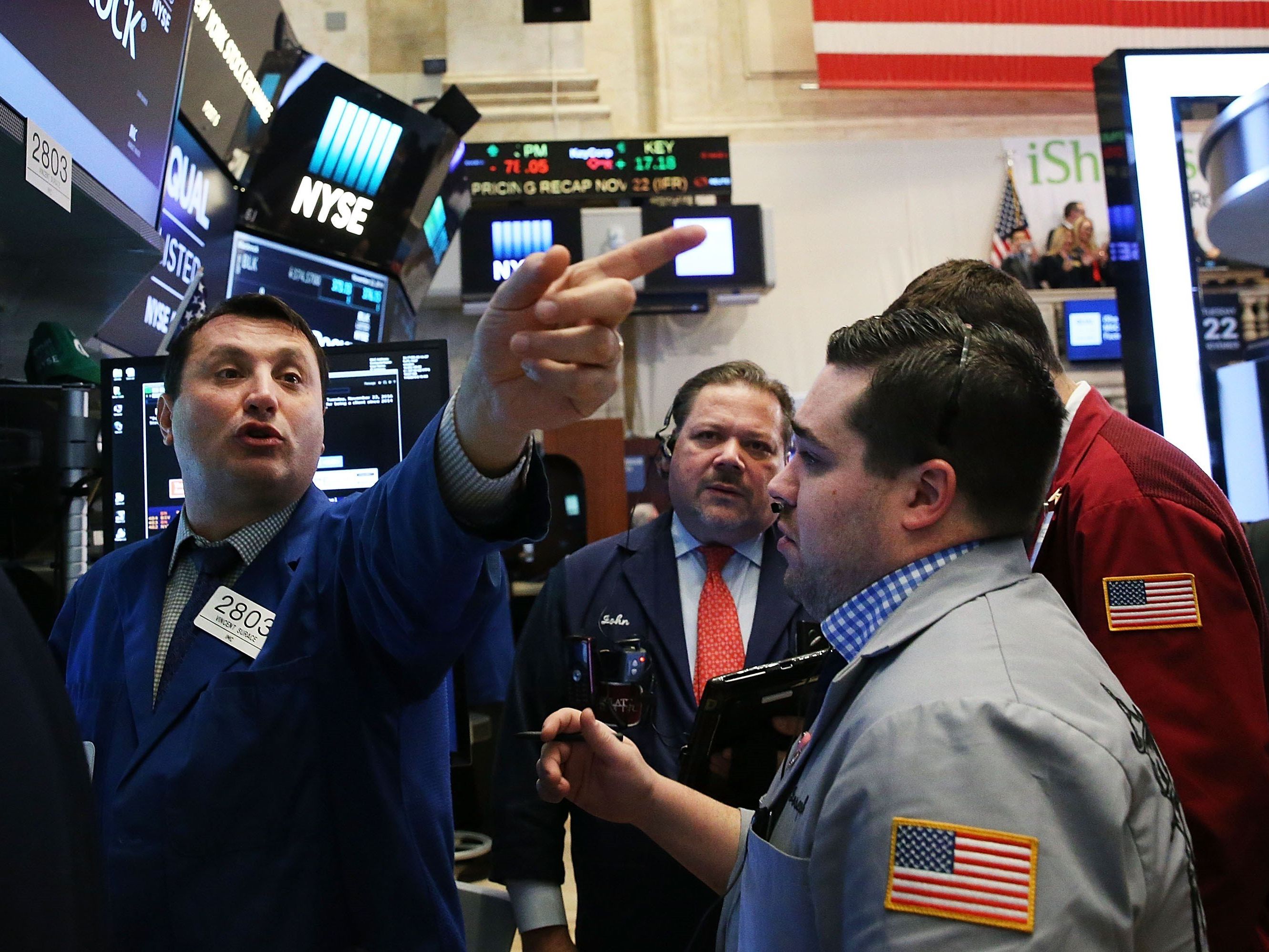 Neue Rekordhochs bei Dow Jones, S&P-500 und Nasdaq Composite. Neue Rekordhochs bei Dow Jones, S&P-500 und Nasdaq Composite.