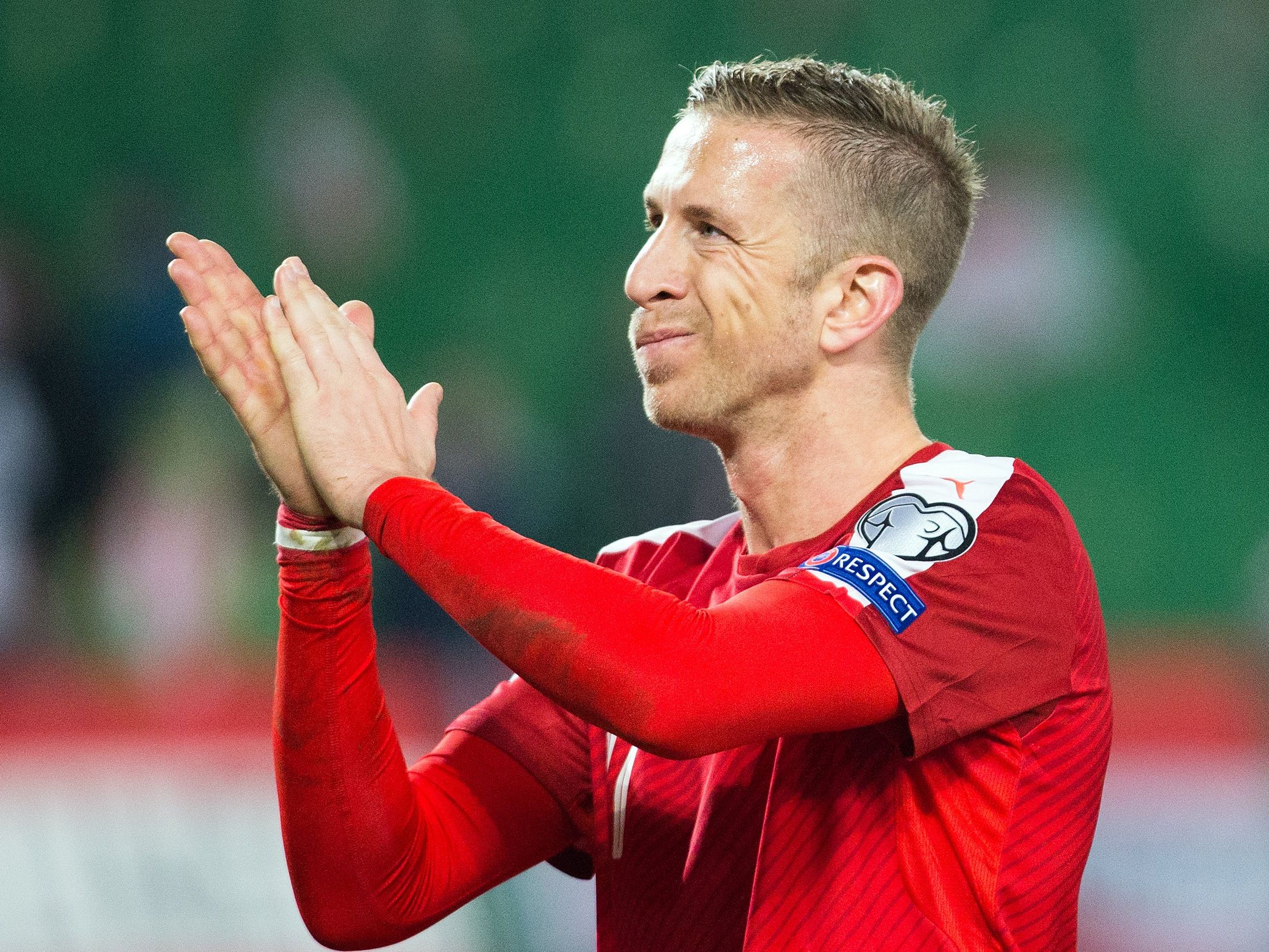 Marc Janko hat seine Fußballschuhe zur Verfügung gestellt. Marc Janko hat seine Fußballschuhe zur Verfügung gestellt.