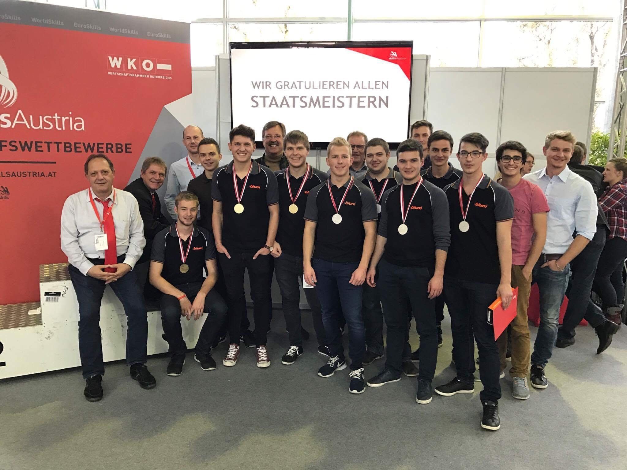 Das erfolgreiche Blum-Team: alle Teilnehmer landeten unter den Top 4. Das erfolgreiche Blum-Team: alle Teilnehmer landeten unter den Top 4.