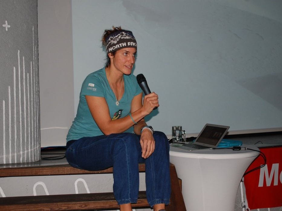 Tamara Lunger, die Spitzenalpinistin, war erstmals zu Gast in Vorarlberg. Tamara Lunger, die Spitzenalpinistin, war erstmals zu Gast in Vorarlberg.