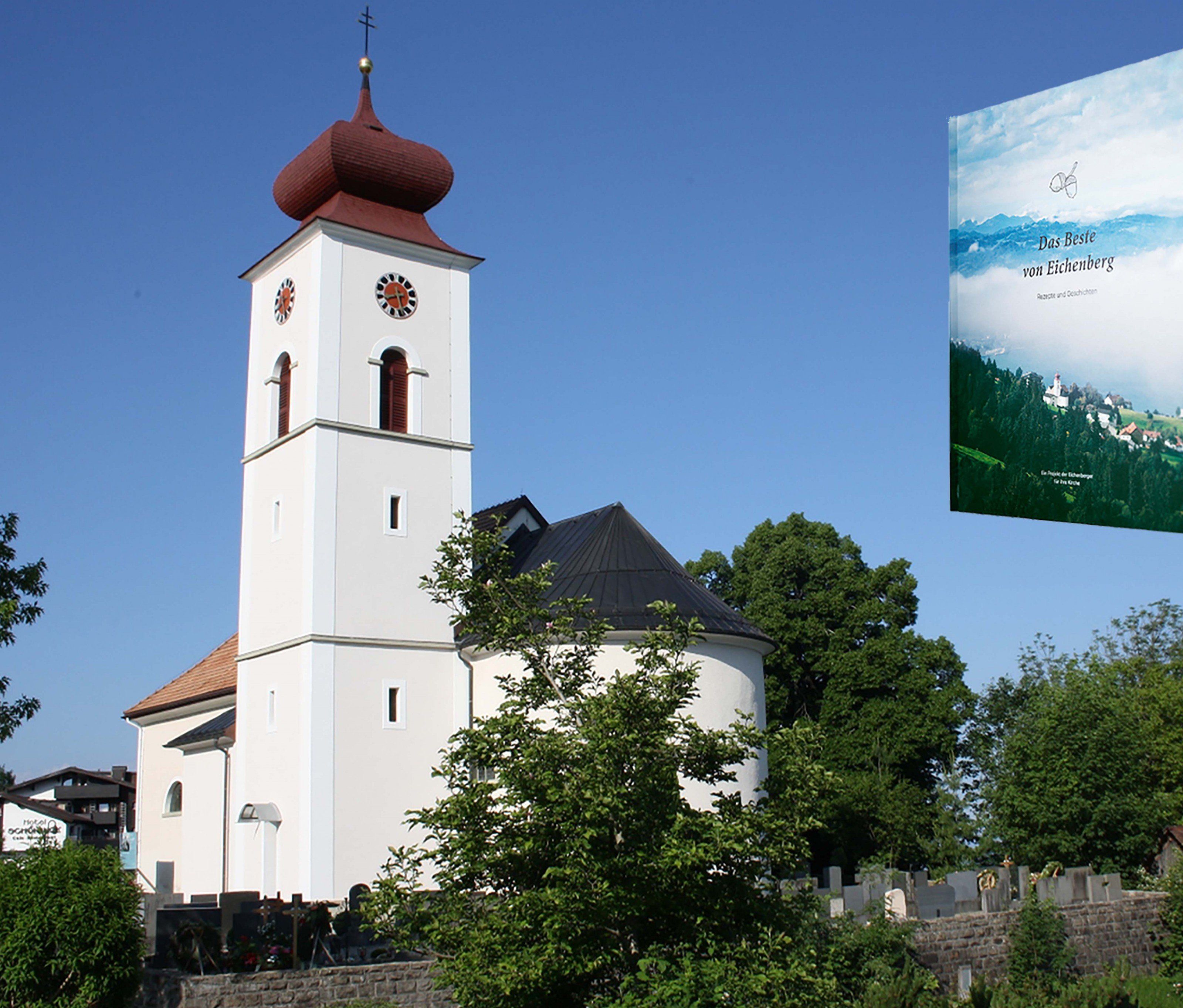Einladung zur Buchpräsentation „Das Beste von Eichenberg. Rezepte und Geschichten“ im Mehrzweckgebäude. Der Verkaufserlös kommt der laufenden Pfarrkirchenrenovierung zugute. Einladung zur Buchpräsentation „Das Beste von Eichenberg. Rezepte und Geschichten“ im Mehrzweckgebäude. Der Verkaufserlös kommt der laufenden Pfarrkirchenrenovierung zugute.