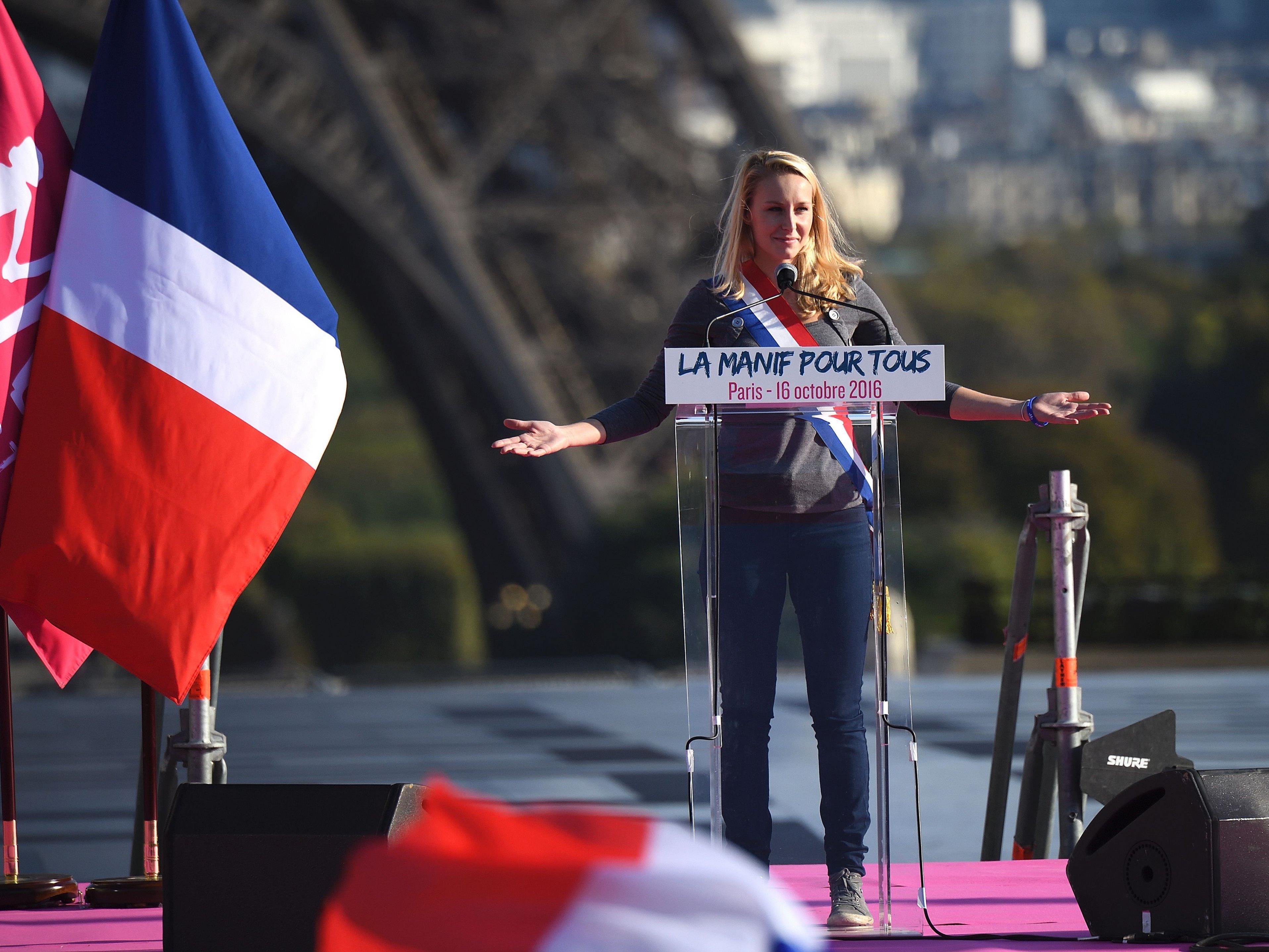 Marion Marechal-Le Pen rechnet mit einem Wahlsieg von Norbert Hofer