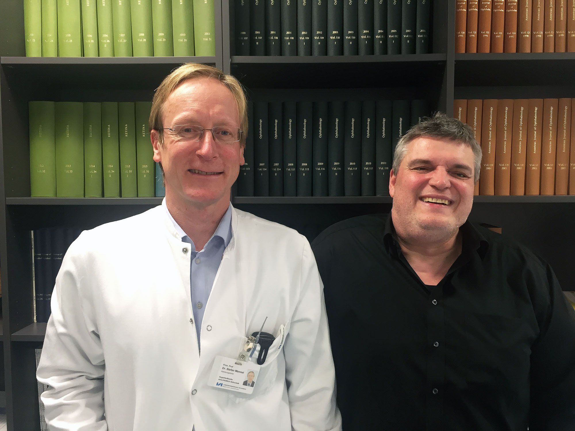 Prof. Dr. Stefan Mennel (l.) wird George Nussbaumer dieses Mal Rede und Antwort stehen. Prof. Dr. Stefan Mennel (l.) wird George Nussbaumer dieses Mal Rede und Antwort stehen.