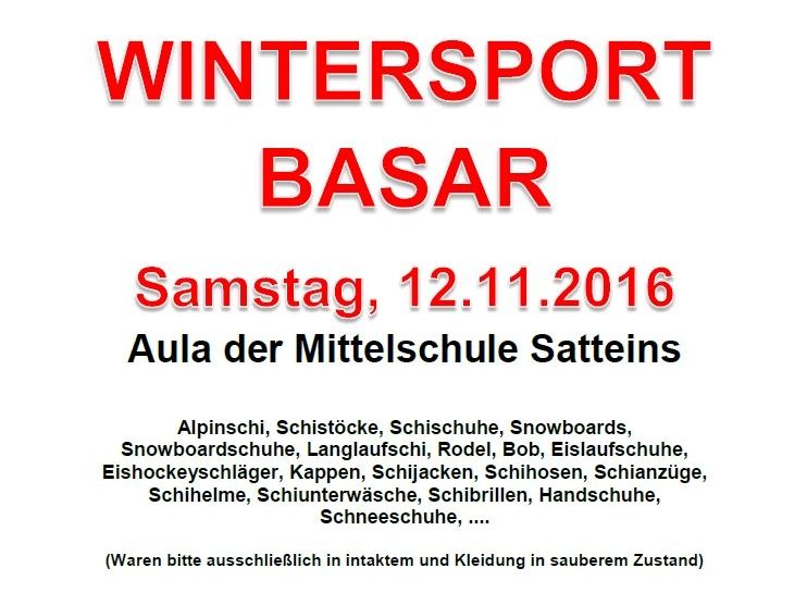 Wintersport-Basar 2016 Wintersport-Basar 2016