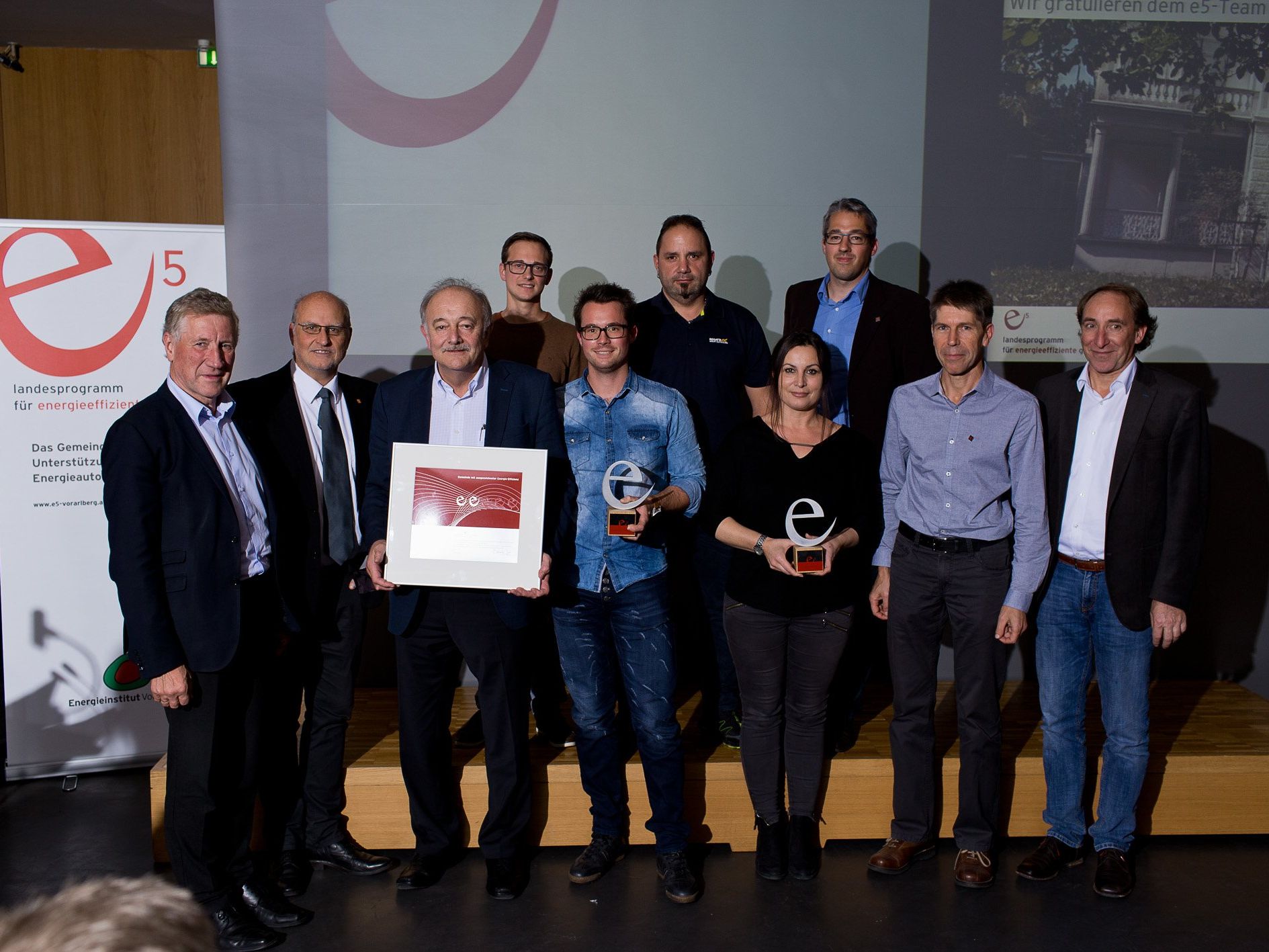 Bürgermeister Hans Bertsch und sein Team konnten mit zwei „e“ ins Programm starten. Bürgermeister Hans Bertsch und sein Team konnten mit zwei „e“ ins Programm starten.