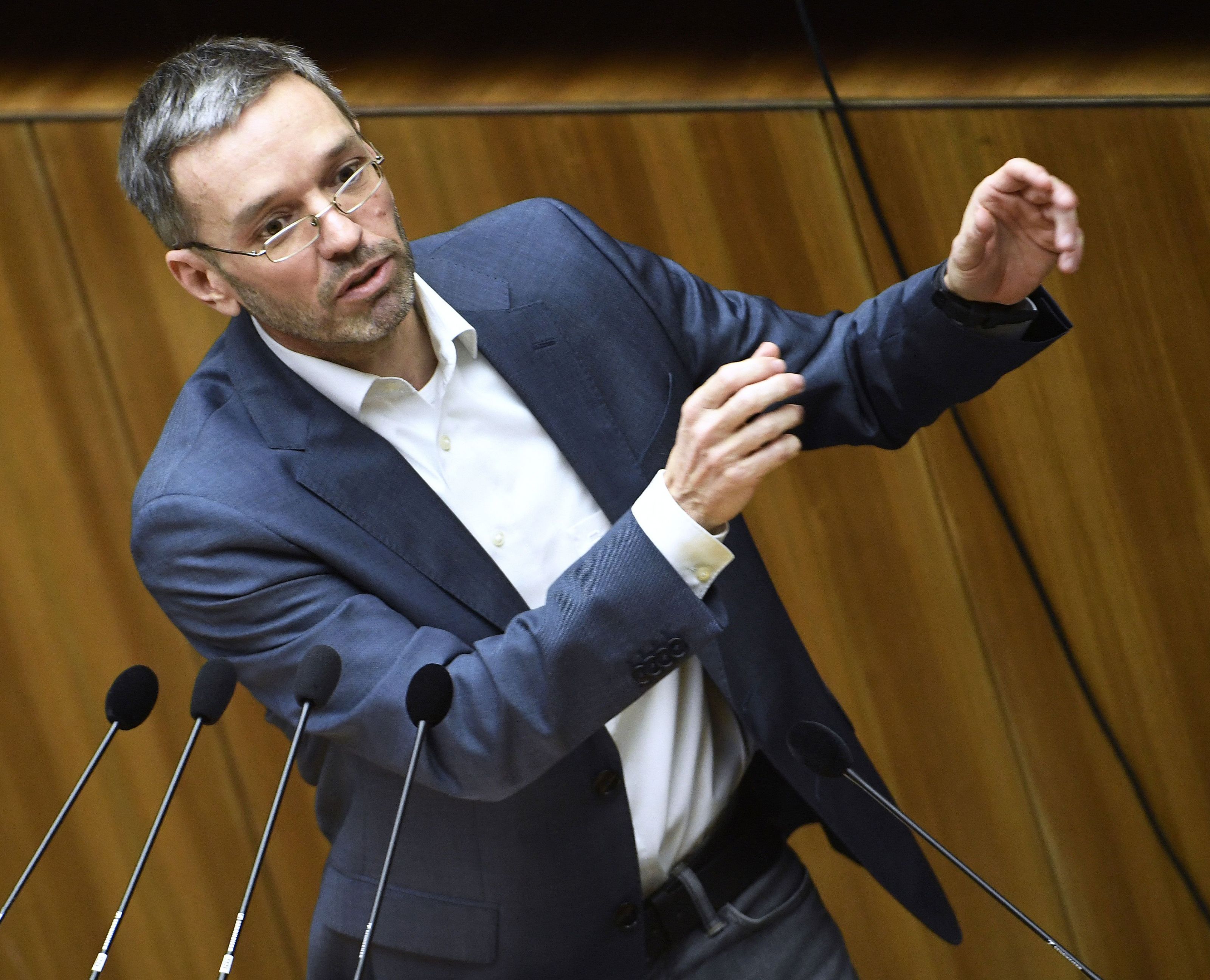 FP-Generalsekretär Herbert Kickl äußerte sich zu den FPÖ-Wahlkampfkosten FP-Generalsekretär Herbert Kickl äußerte sich zu den FPÖ-Wahlkampfkosten