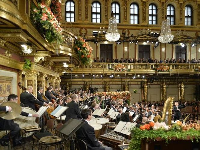Highlight in der Silvesternacht: Das Wiener Neujahrskonzert. Highlight in der Silvesternacht: Das Wiener Neujahrskonzert.