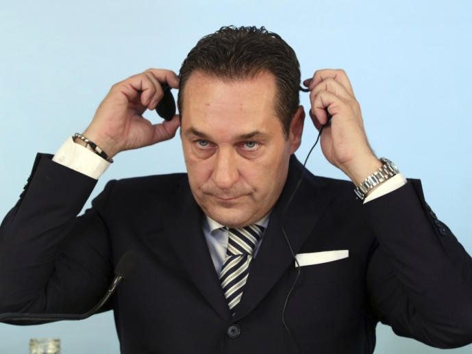 Strache in politischer Mission in den USA. Strache in politischer Mission in den USA.