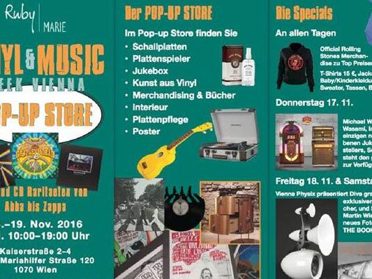 Ruby Marie Vinyl & Music Week – 14. bis 19. November.