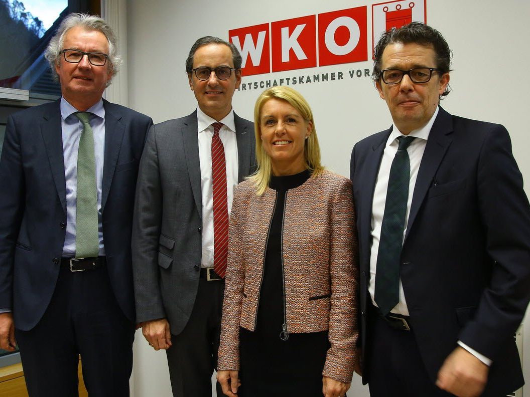 Das neue Präsidium der Vorarlberger Wirtschaftskammer Das neue Präsidium der Vorarlberger Wirtschaftskammer