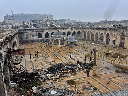 Das einst schöne Aleppo ist heute eine zerstörte Stadt Das einst schöne Aleppo ist heute eine zerstörte Stadt