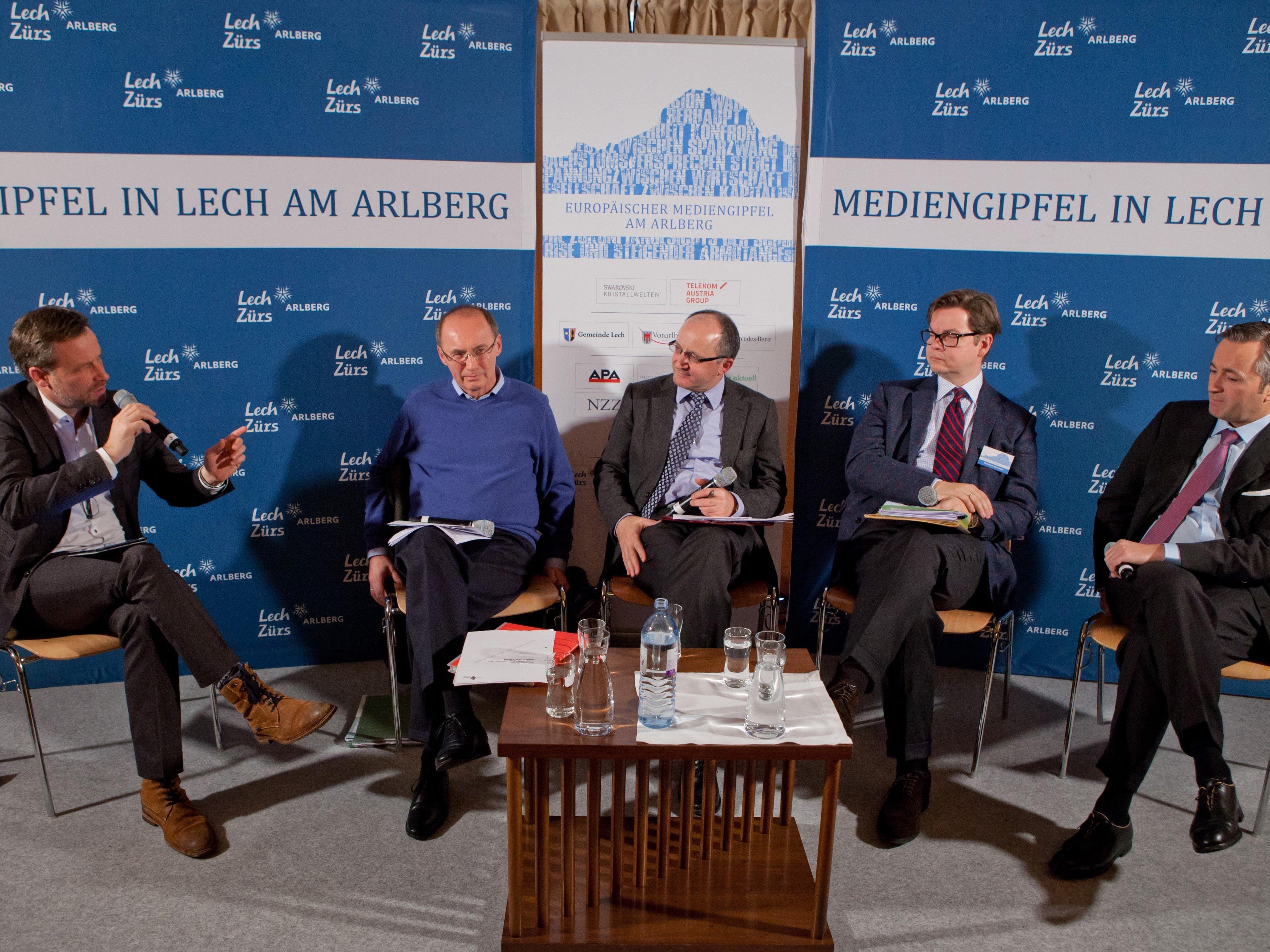Der Europäische Mediengipfel fand in Lech in Vorarlberg statt.
