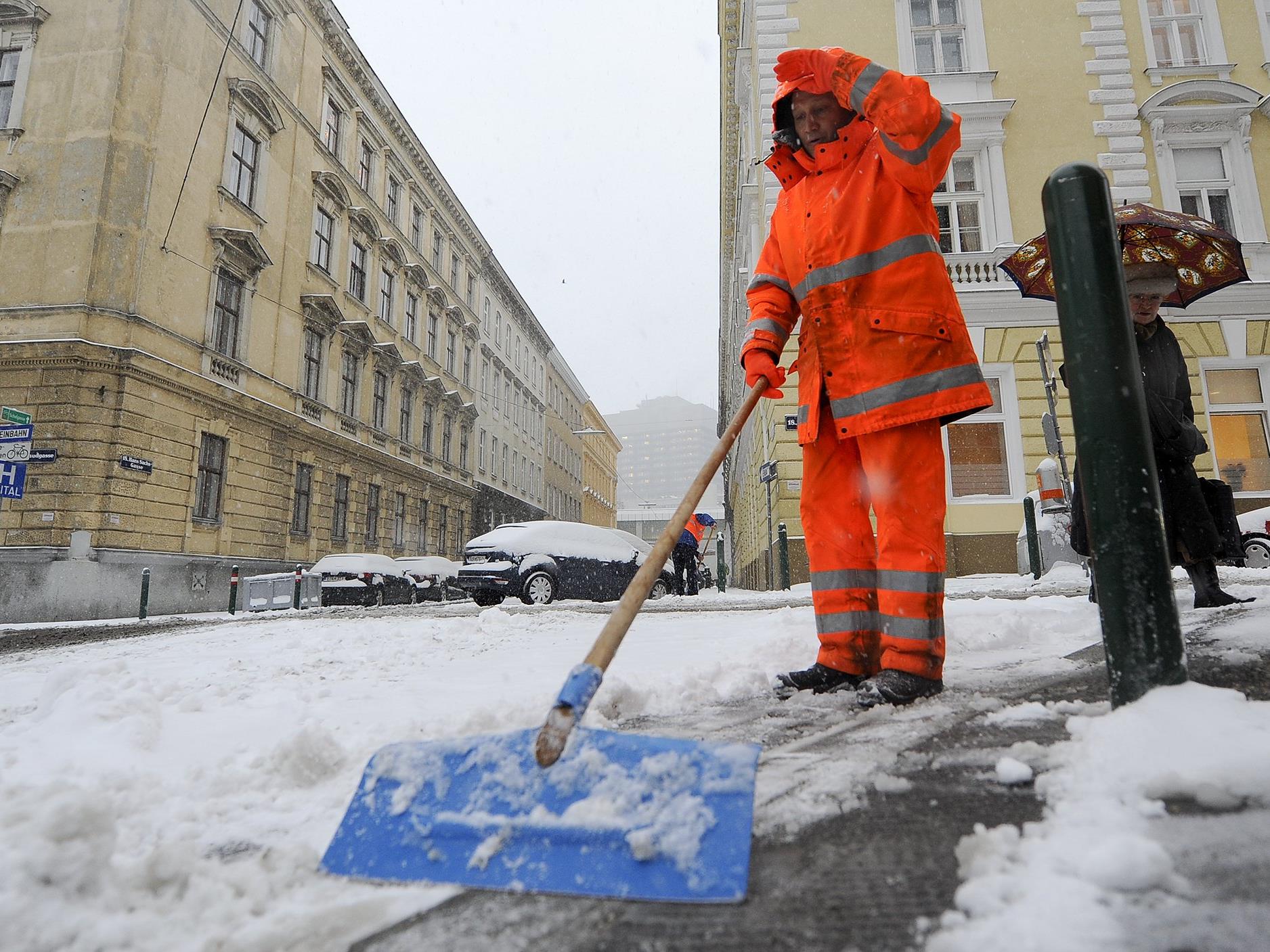 Pünktlich am 1. Dezember fiel in Wien der erste Schnee dieses Winters.
