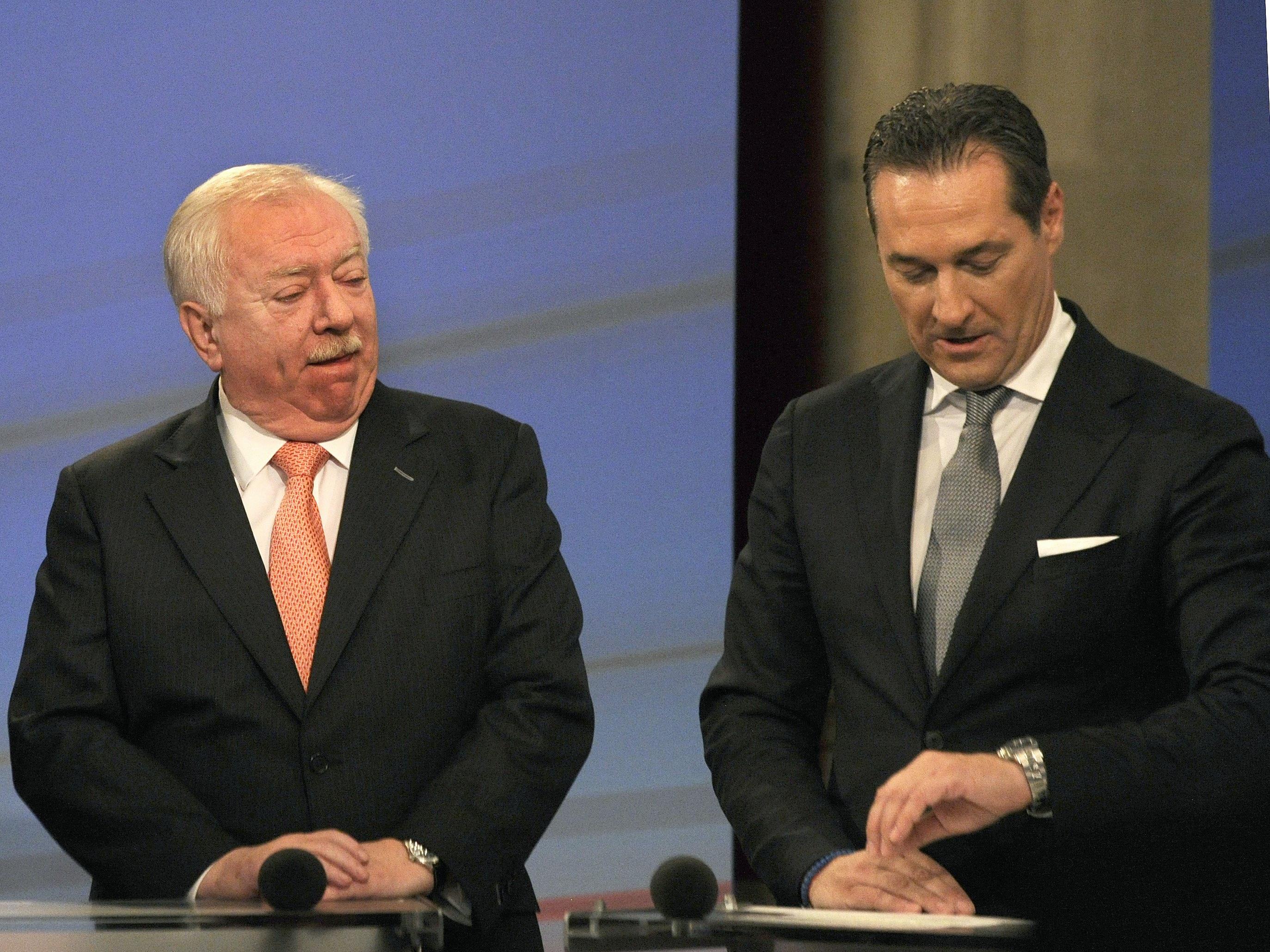 Michael Häupl (SPÖ) und Heinz-Christian Strache (FPÖ).