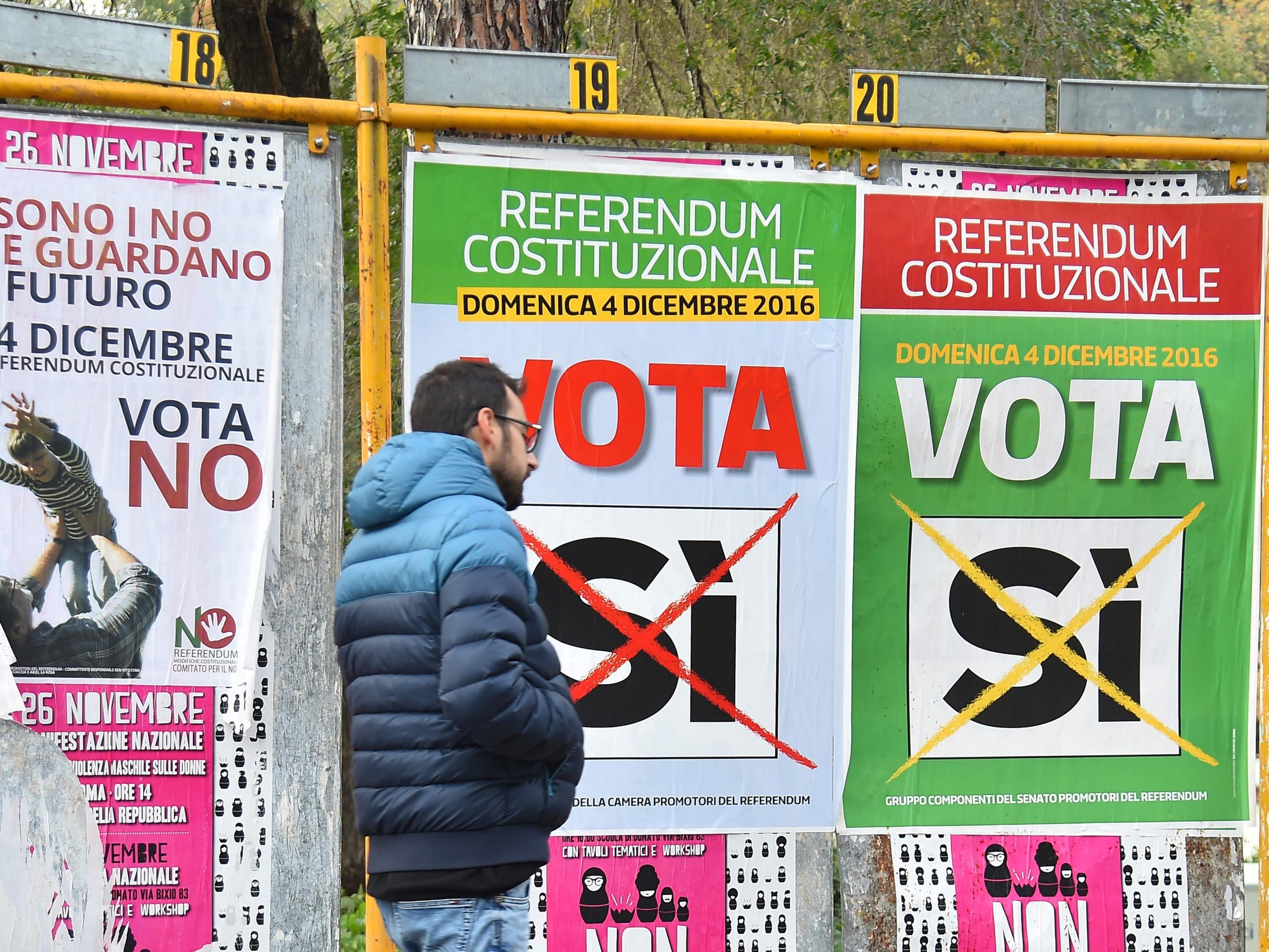 Am Sonntag wird nicht nur in Österreich gewählt, sondern auch in Italien.