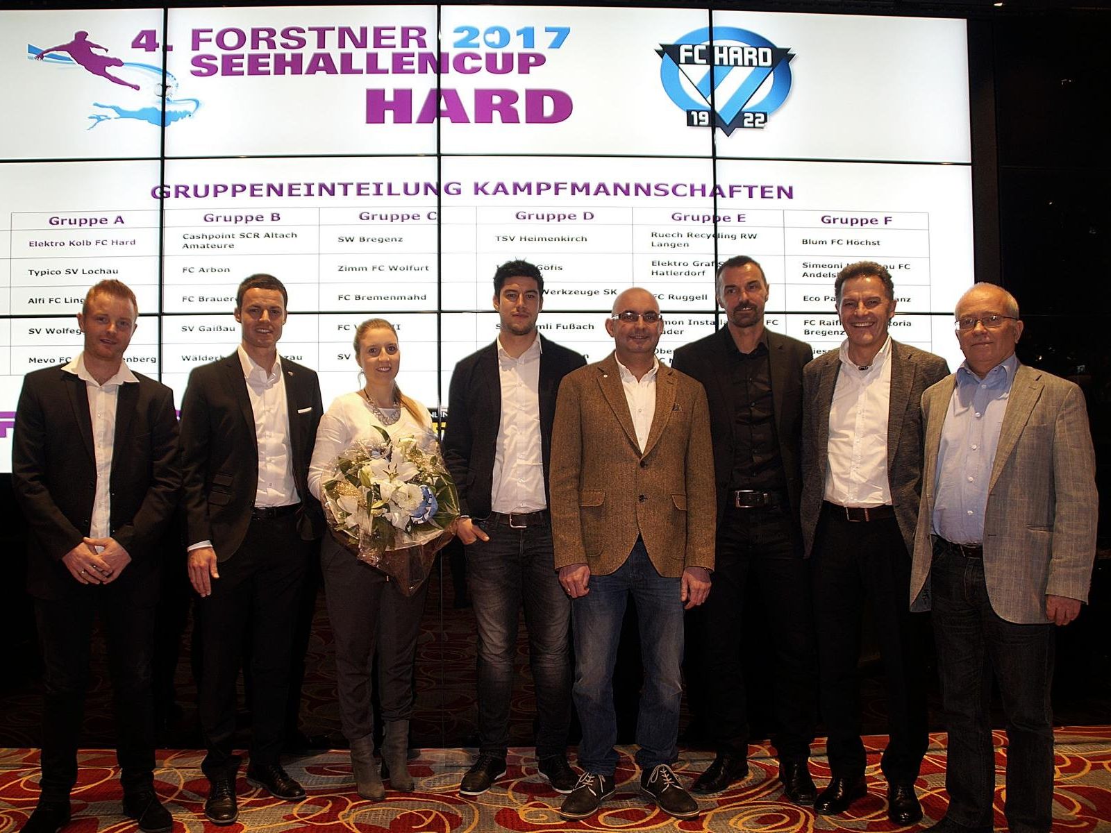 Die Auslosung für den Forstner Seehallencup erfolgte im Spielcasino Bregenz Die Auslosung für den Forstner Seehallencup erfolgte im Spielcasino Bregenz