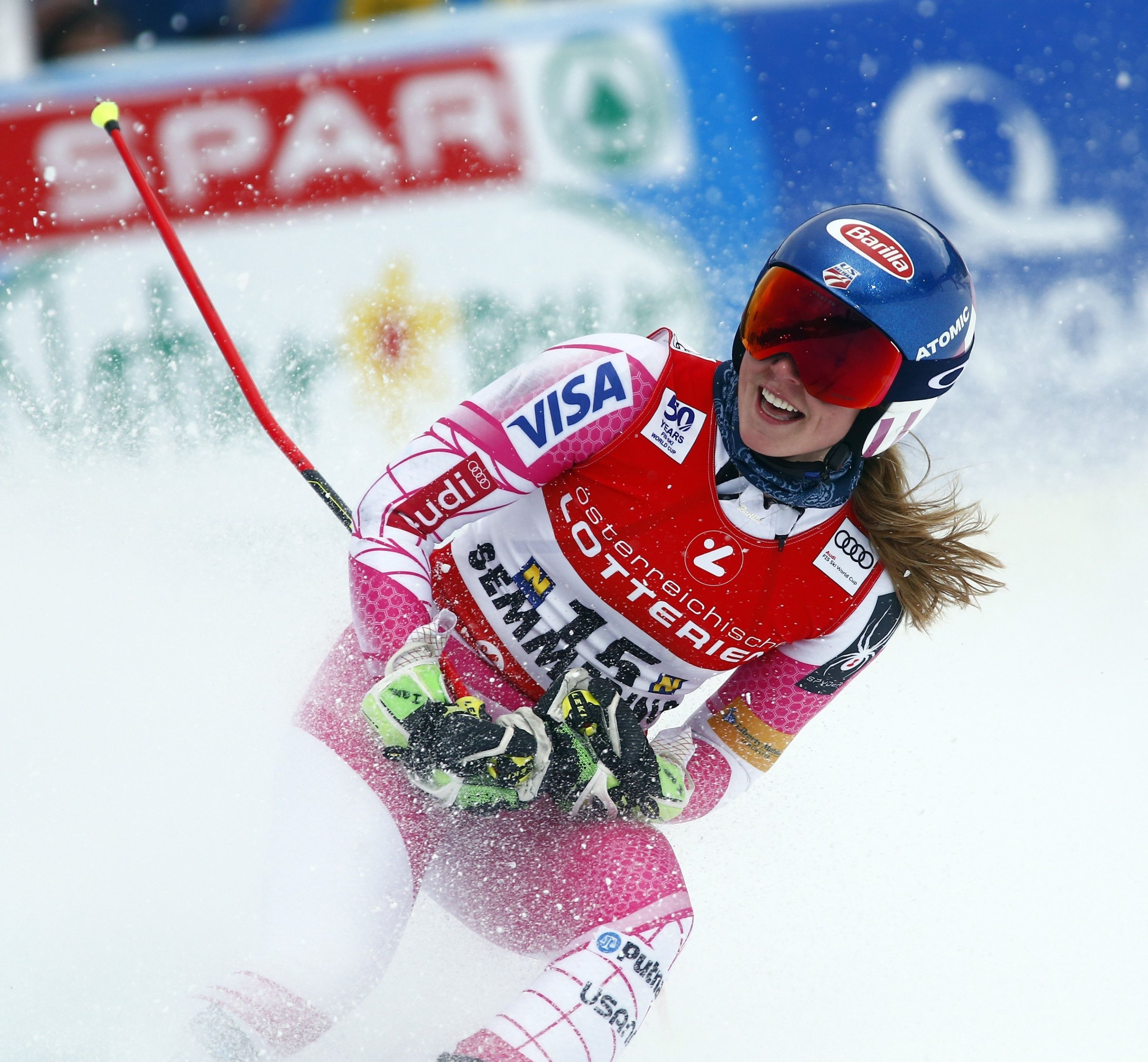 Am Dienstag holte die US-Amerikanerin Shiffrin sich den Sieg. Am Dienstag holte die US-Amerikanerin Shiffrin sich den Sieg.