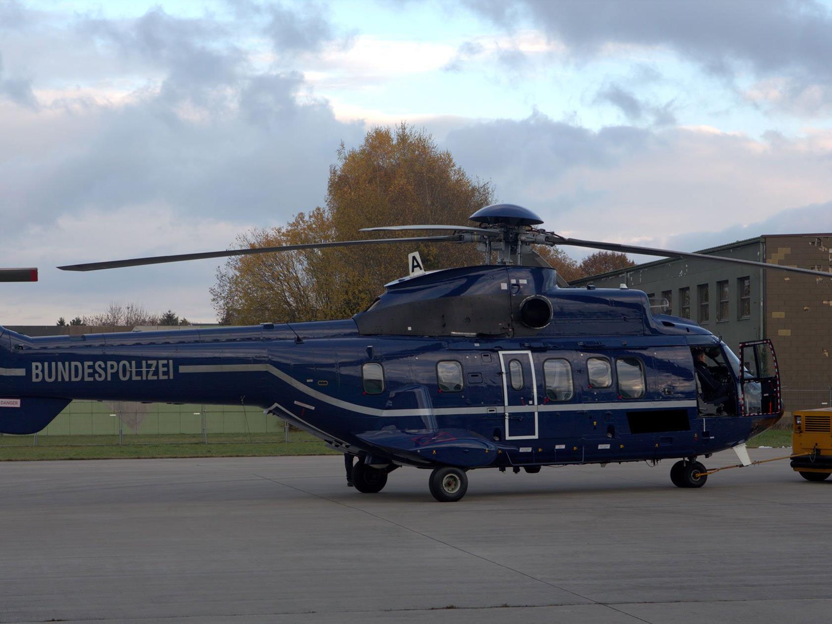Der Hubschrauber von Angela Merkel war in Memmingen zu Gast.
