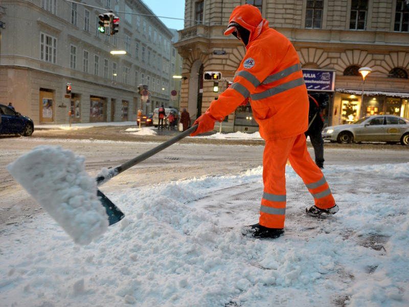 Auch zur Weihnachtszeit gibt es keine Pause für die MA 48.