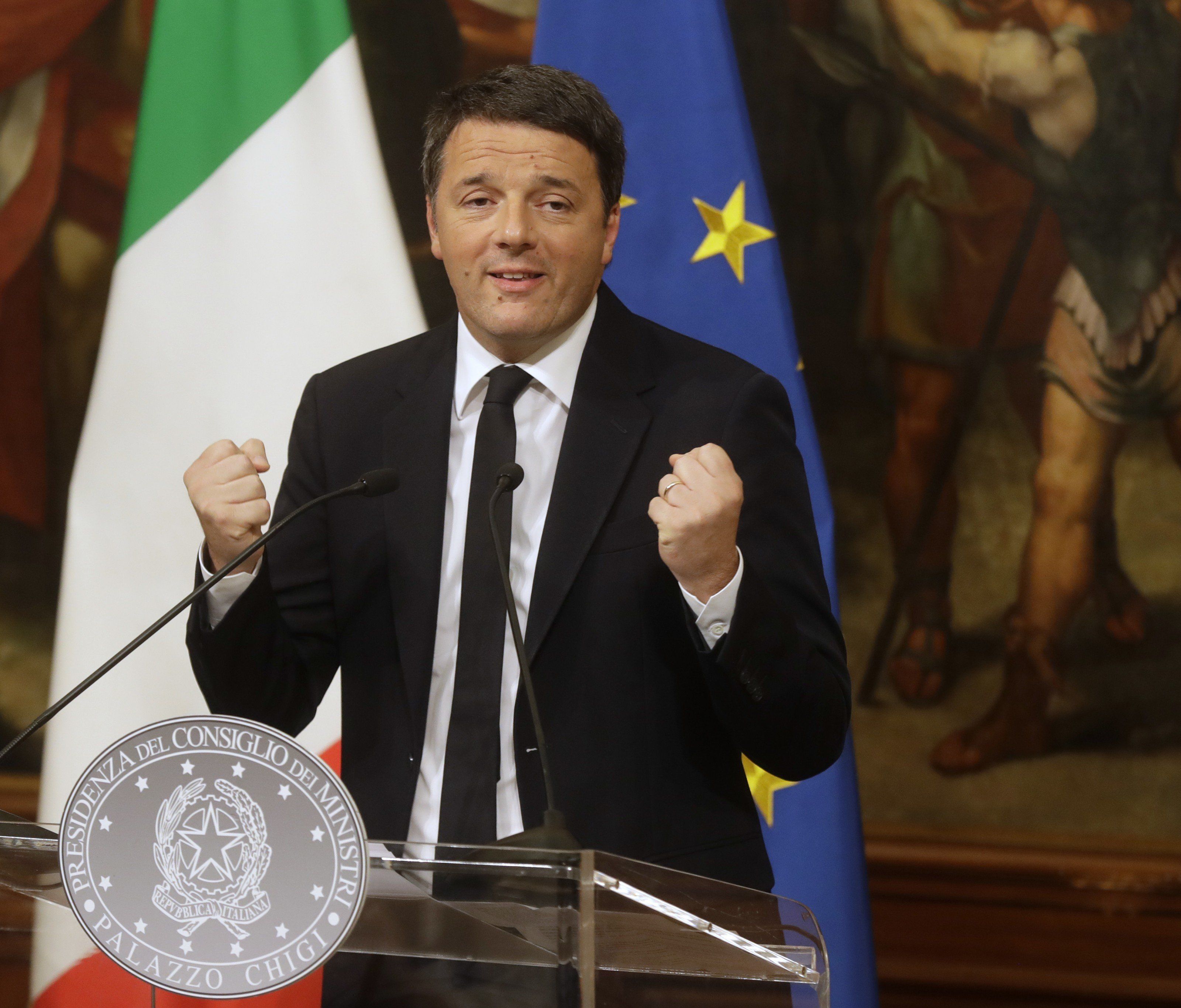 Italiens Premier Renzi bleibt bis zur Verabschiedung des Haushaltsgesetzes im Amt. Italiens Premier Renzi bleibt bis zur Verabschiedung des Haushaltsgesetzes im Amt.