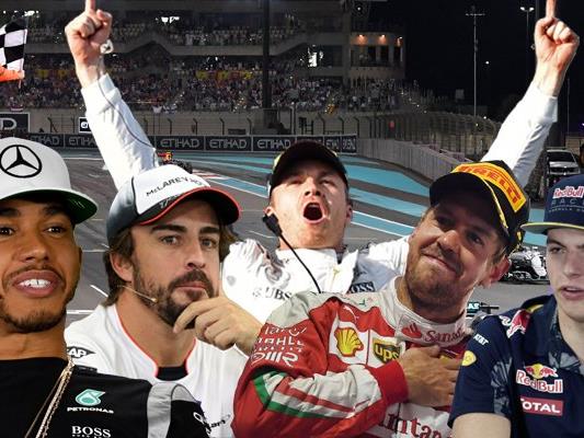 Nach dem System des Blogs "F1Metrics" haben Alonso, Verstappen und Vettel in der abgelaufenen Saison bessere Leistungen als die beiden Mercedes-Piloten gezeigt.
