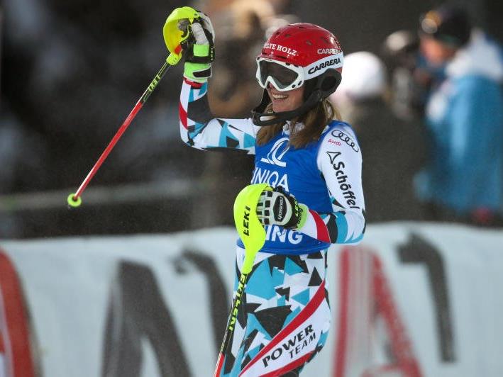 Erstmals WC Punkte im Slalom für Katharina Liensberger