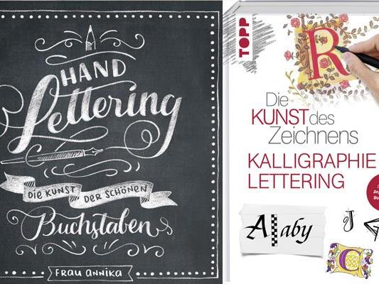 Wer Handlettering bzw. Kalligraphie erlernen möchte, ist bei diesen beiden Büchern aus dem frech verlag richtig