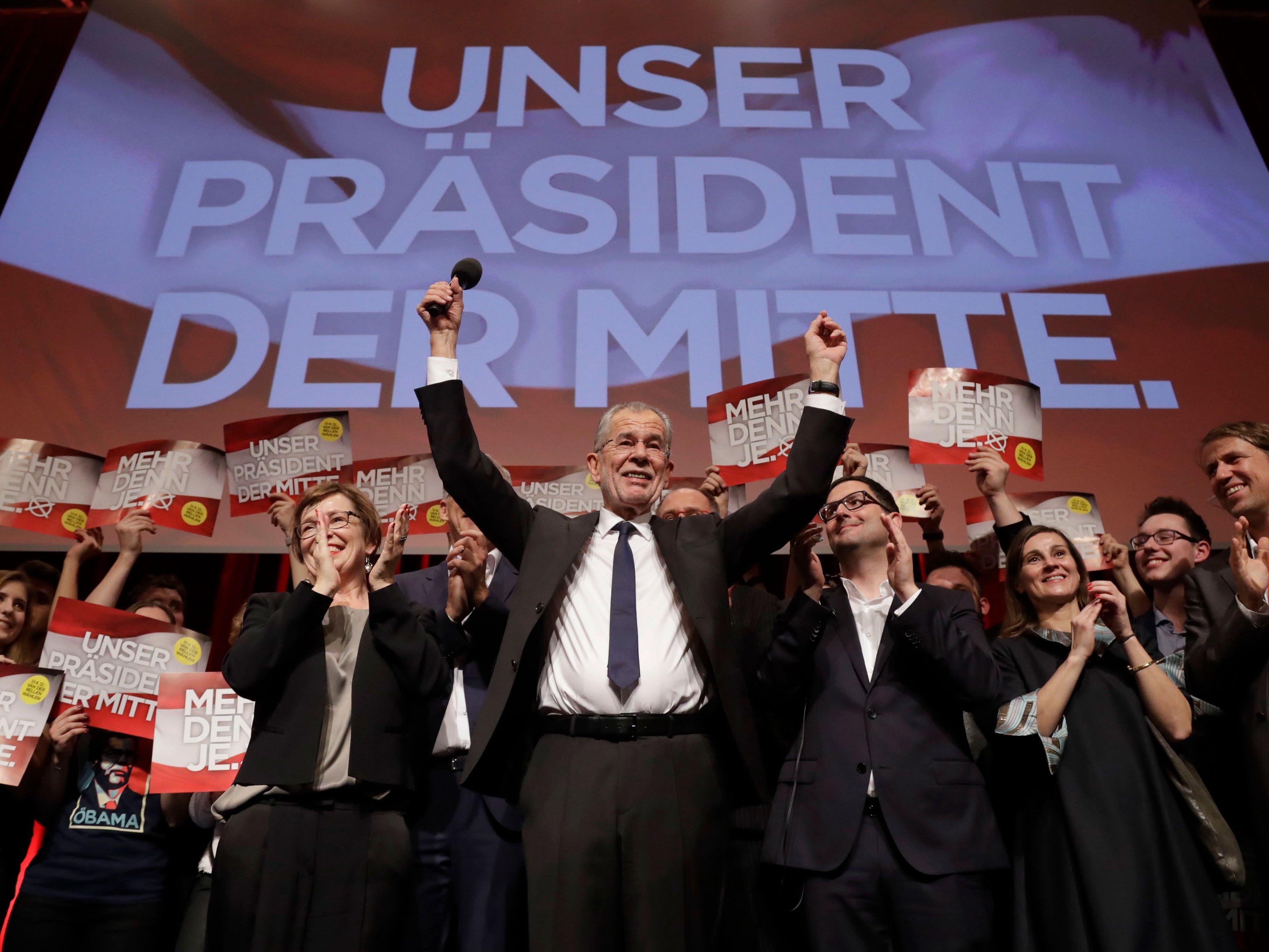Alexander Van der Bellen steht endgültig als neuer Bundespräsident fest