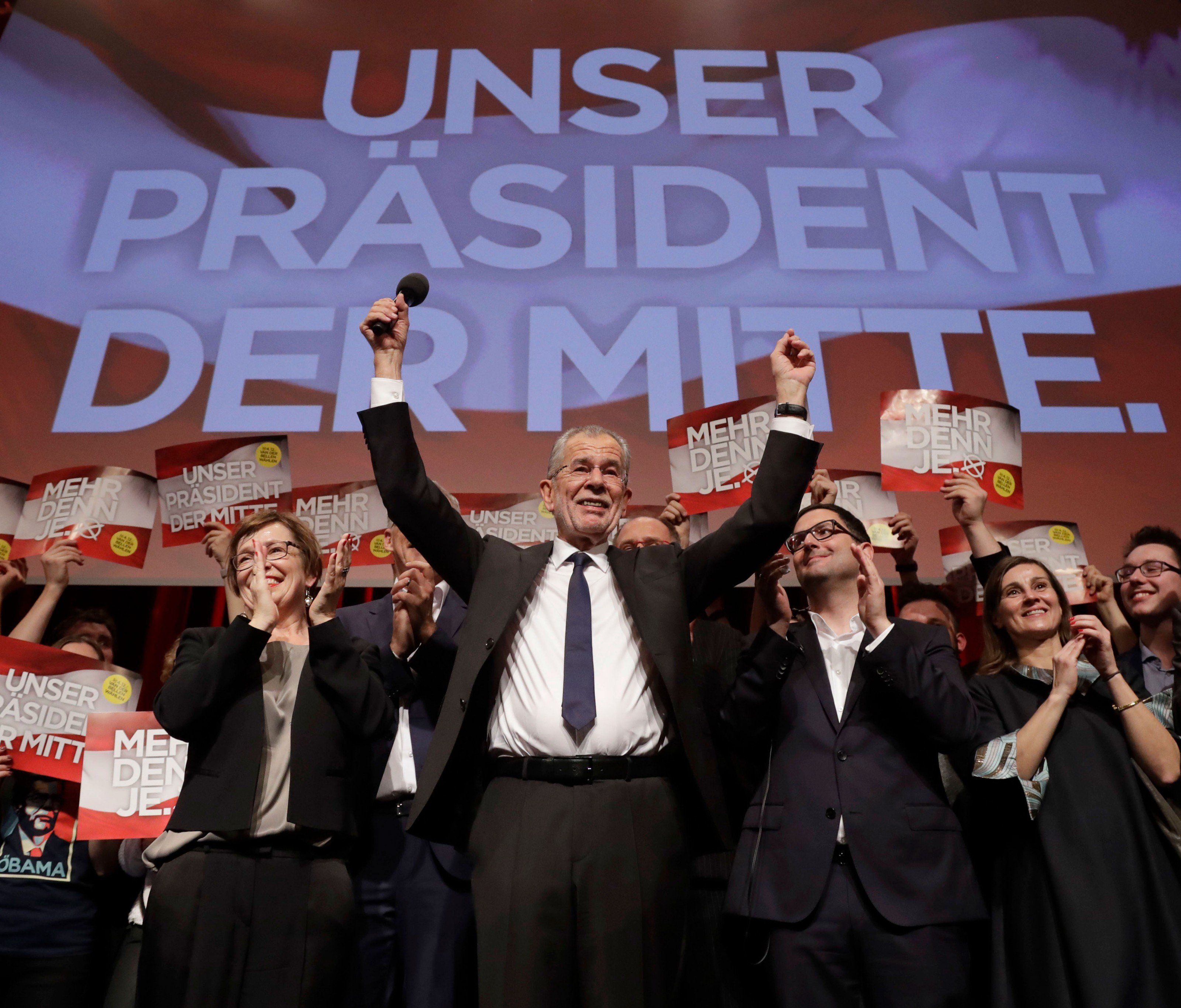 Alexander Van der Bellen steht endgültig als neuer Bundespräsident fest