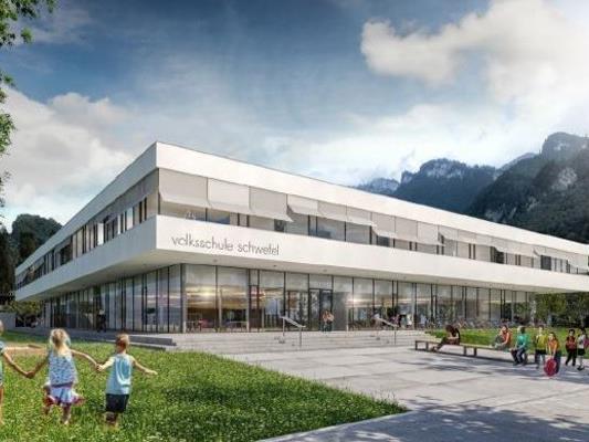 17,6 Millionen Euro kostet der Neubau der Volksschule Schwefel in Hohenems.