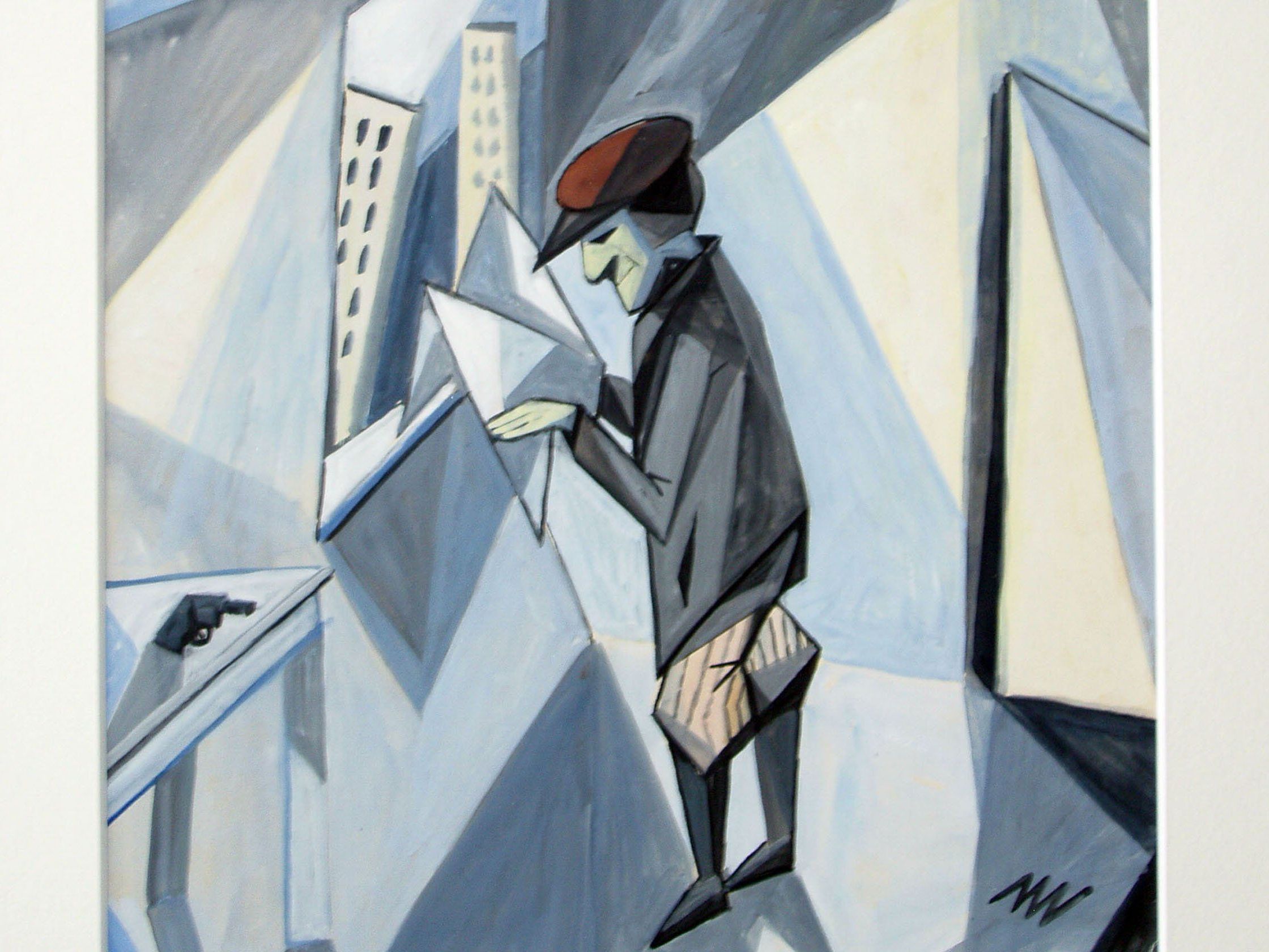 Unter den Werken ist auch dieses Bild von Sepp Mahler (1904-1975) zu sehen. Unter den Werken ist auch dieses Bild von Sepp Mahler (1904-1975) zu sehen.