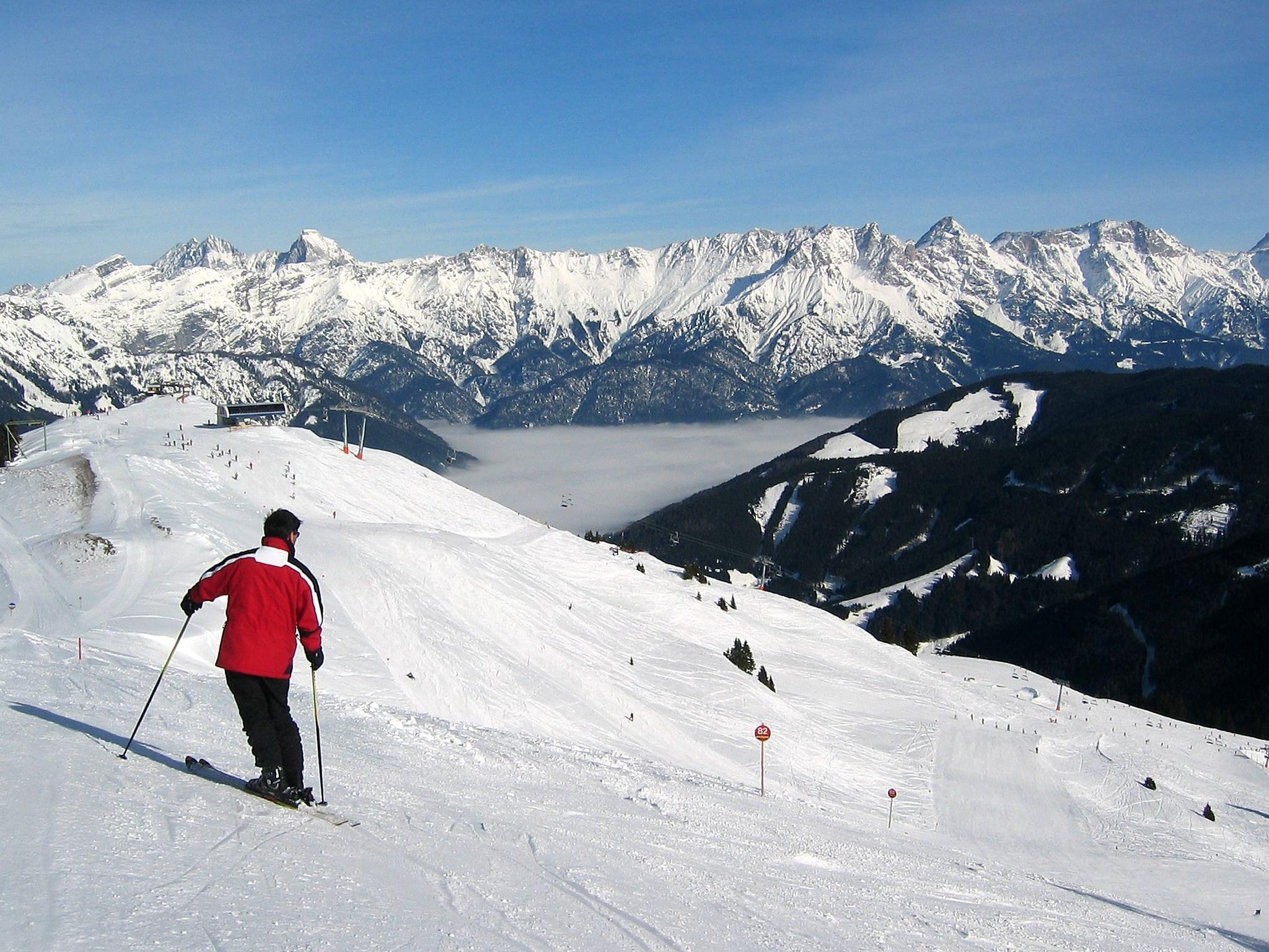 Im Skigebiet Damüls kam es zu zwei schweren Alpinunfällen.