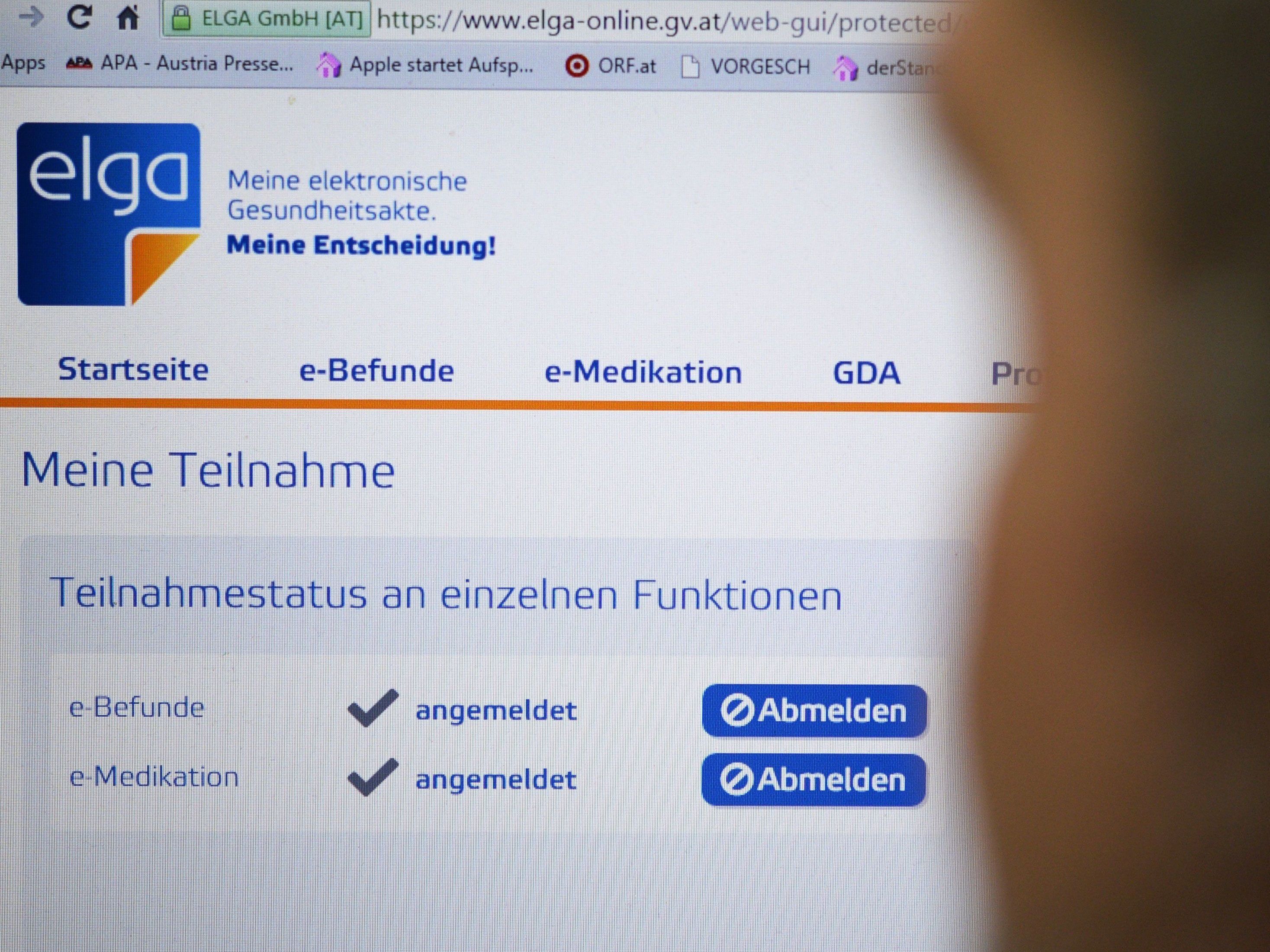 Die Elektronische Gesundheitsakte (ELGA) ist nicht unumstritten Die Elektronische Gesundheitsakte (ELGA) ist nicht unumstritten