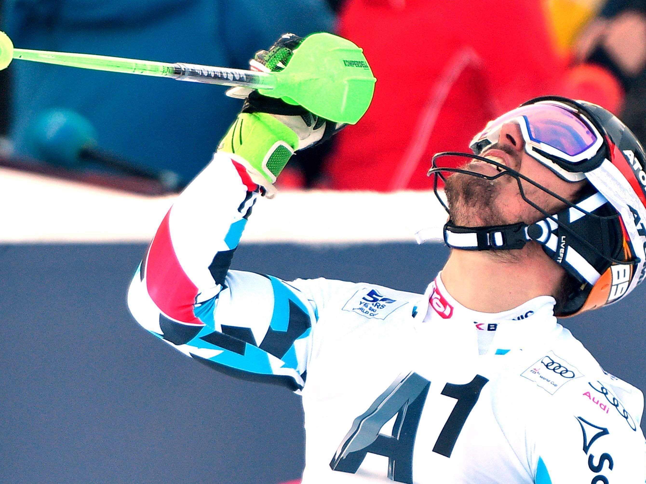 Triumph für Hirscher. Triumph für Hirscher.