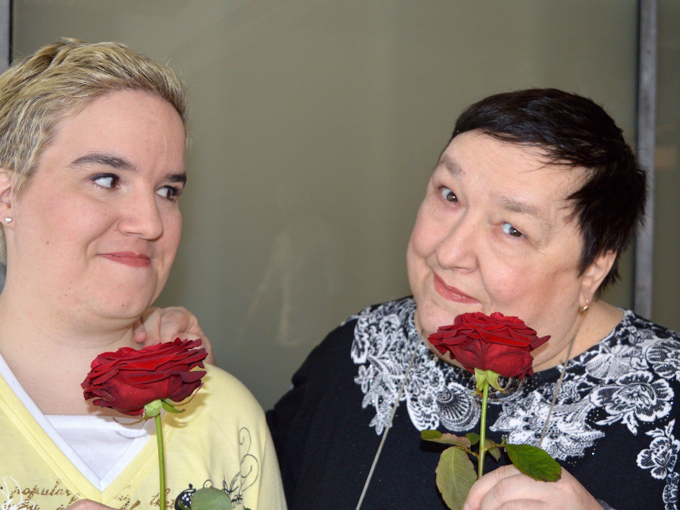 Beate (l.) und Irene Beate (l.) und Irene