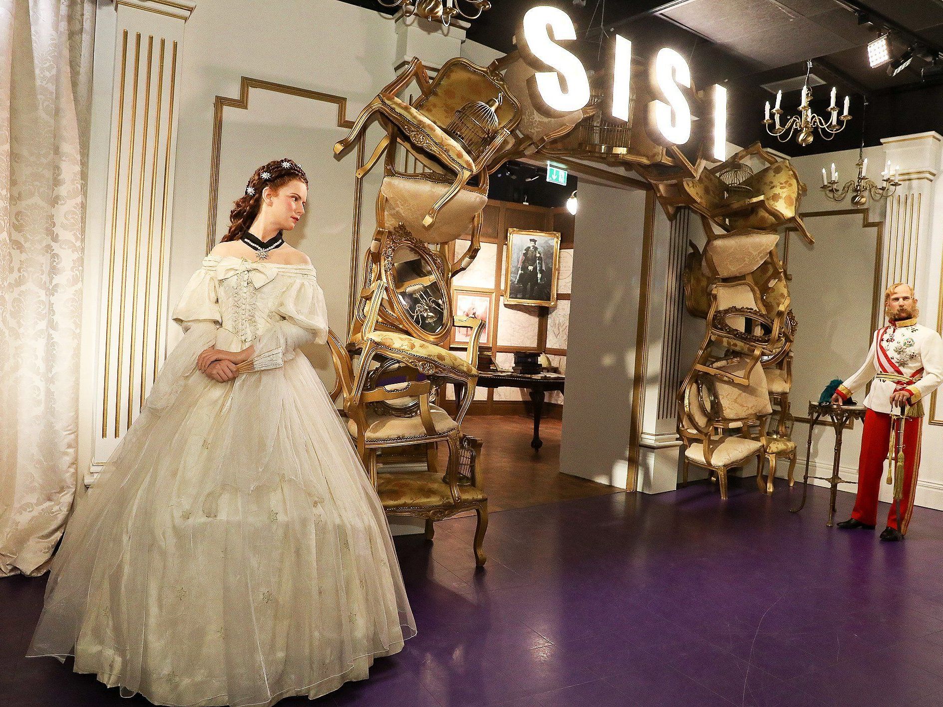 Ein neuer Bereich im Wiener Madame Tussauds widmet sich Kaiserin Elisabeth. Ein neuer Bereich im Wiener Madame Tussauds widmet sich Kaiserin Elisabeth.