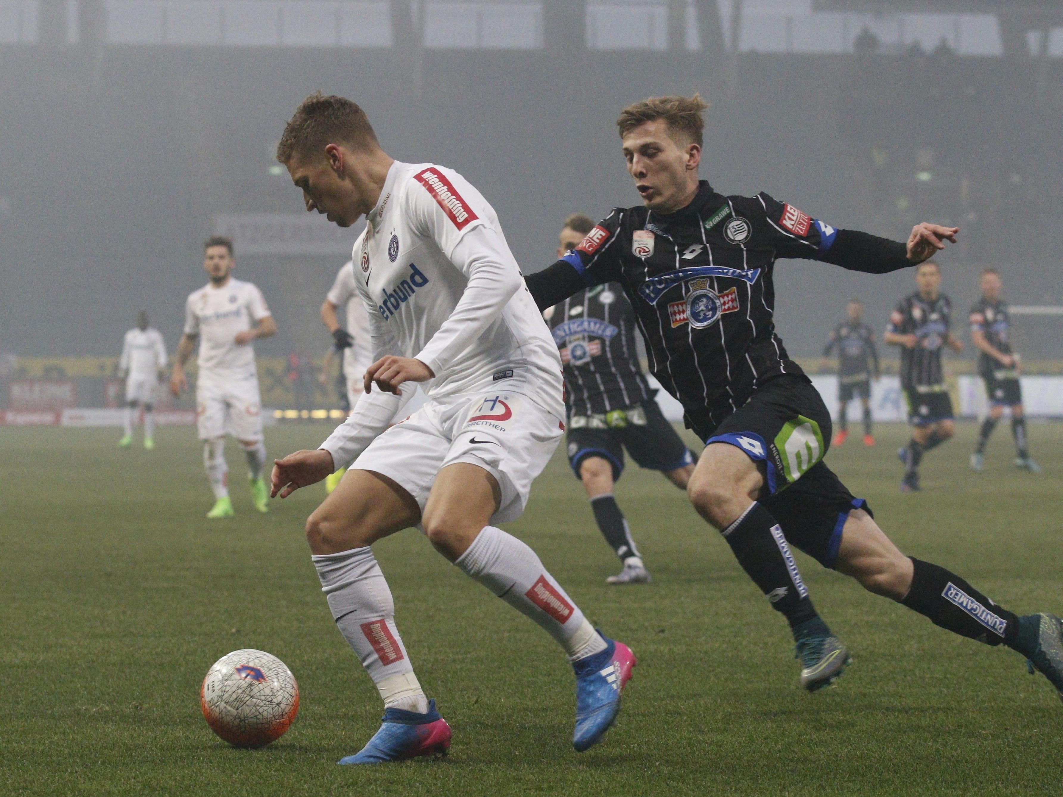 Sturm Graz musste sich gegen die Wiener Austria mit 4:0 geschlagen geben.