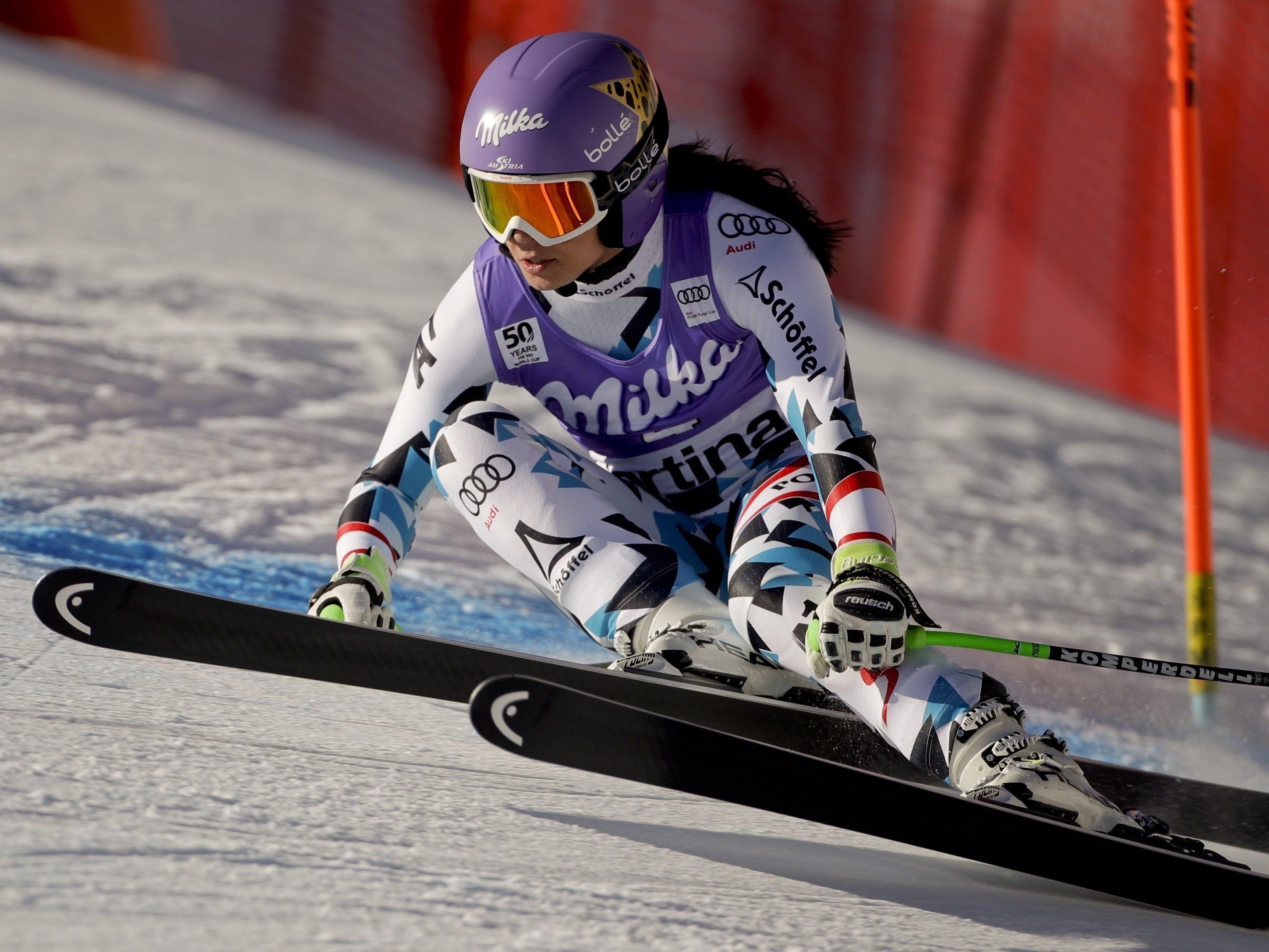 Anna Veith hofft auf ein gutes Ergebnis in St. Moritz.