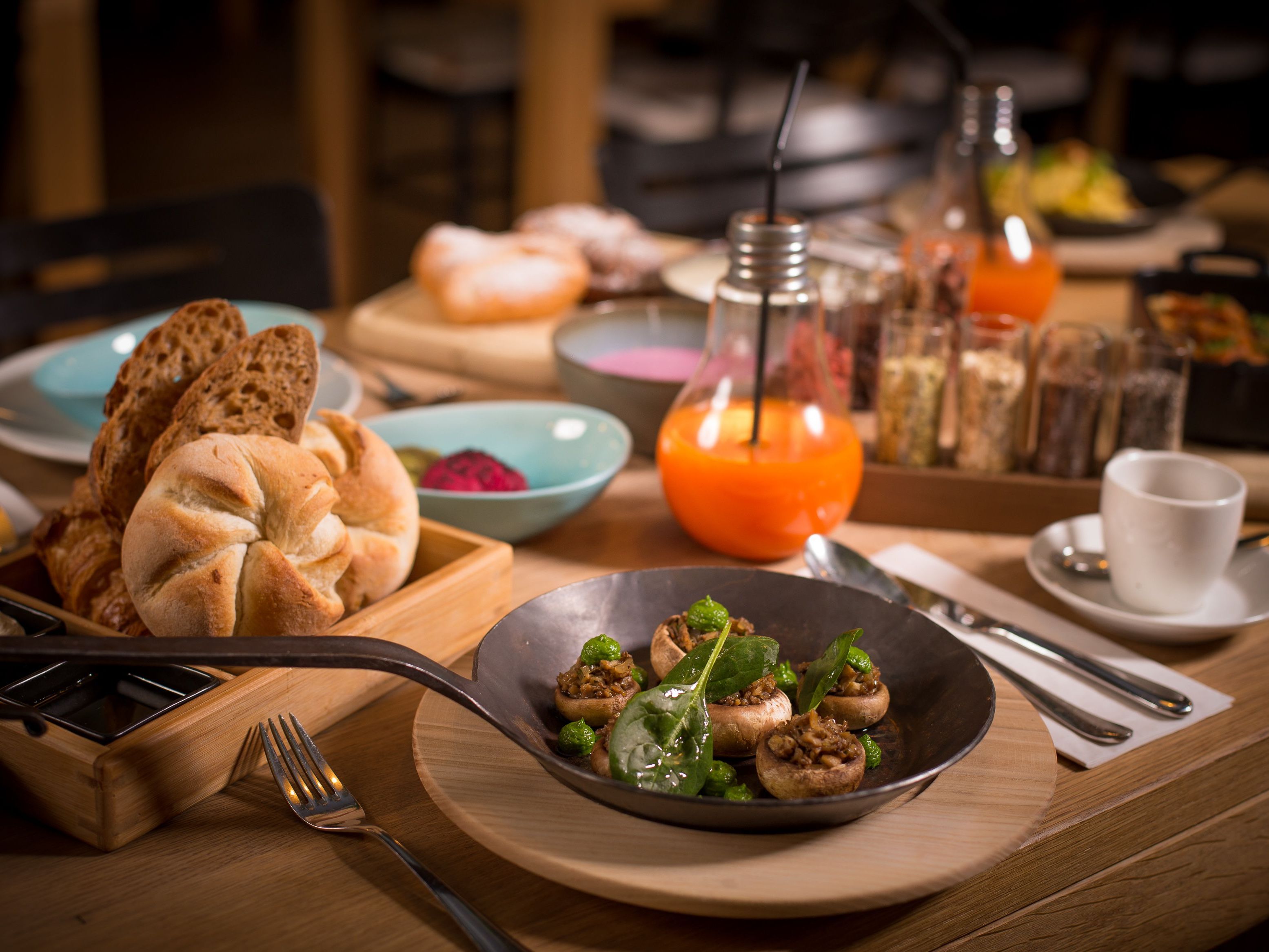 Im TIAN Bistro am Spittelberg wird das Frühstück "geteilt". Im TIAN Bistro am Spittelberg wird das Frühstück "geteilt".